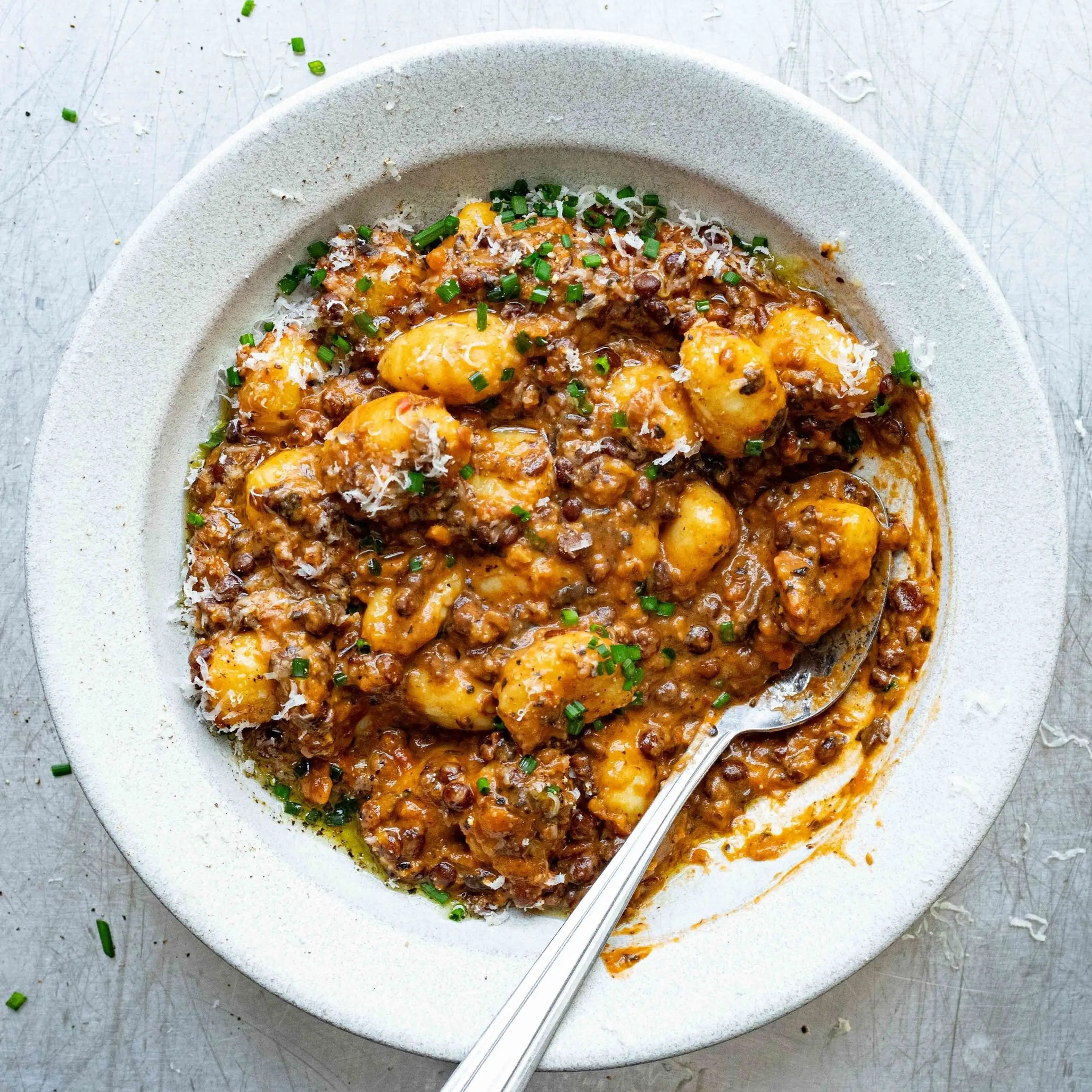 Mushroom & Lentil Gnocchi