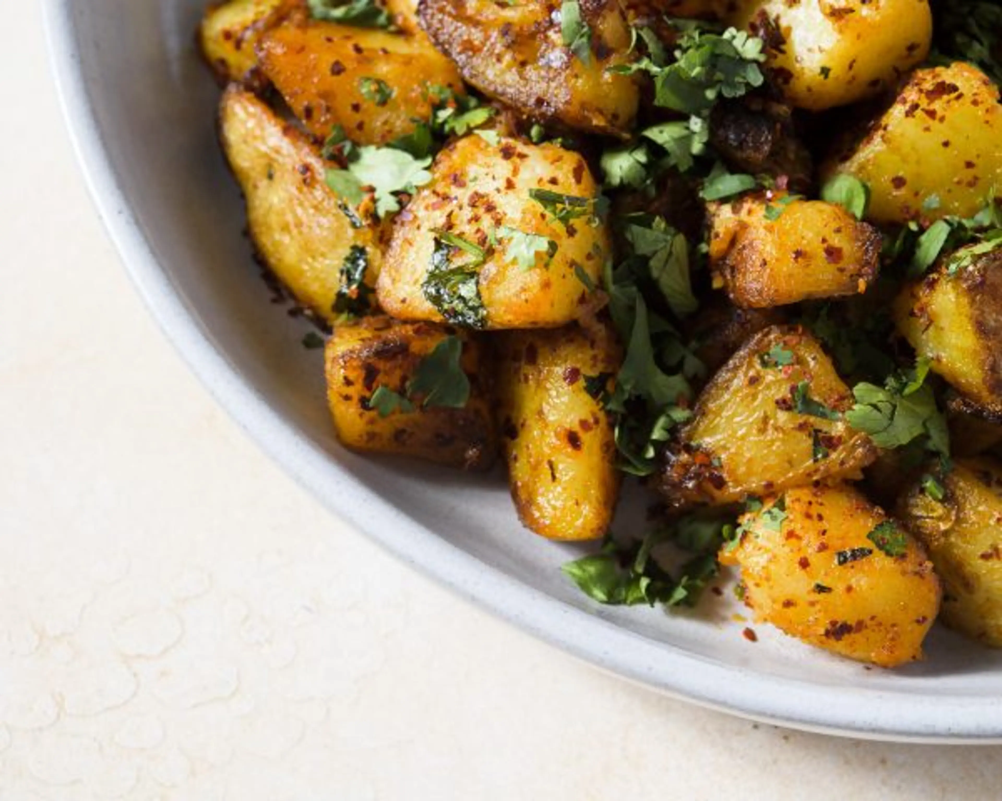 Lebanese-Style Spicy Potatoes with Lemon and Cilantro
