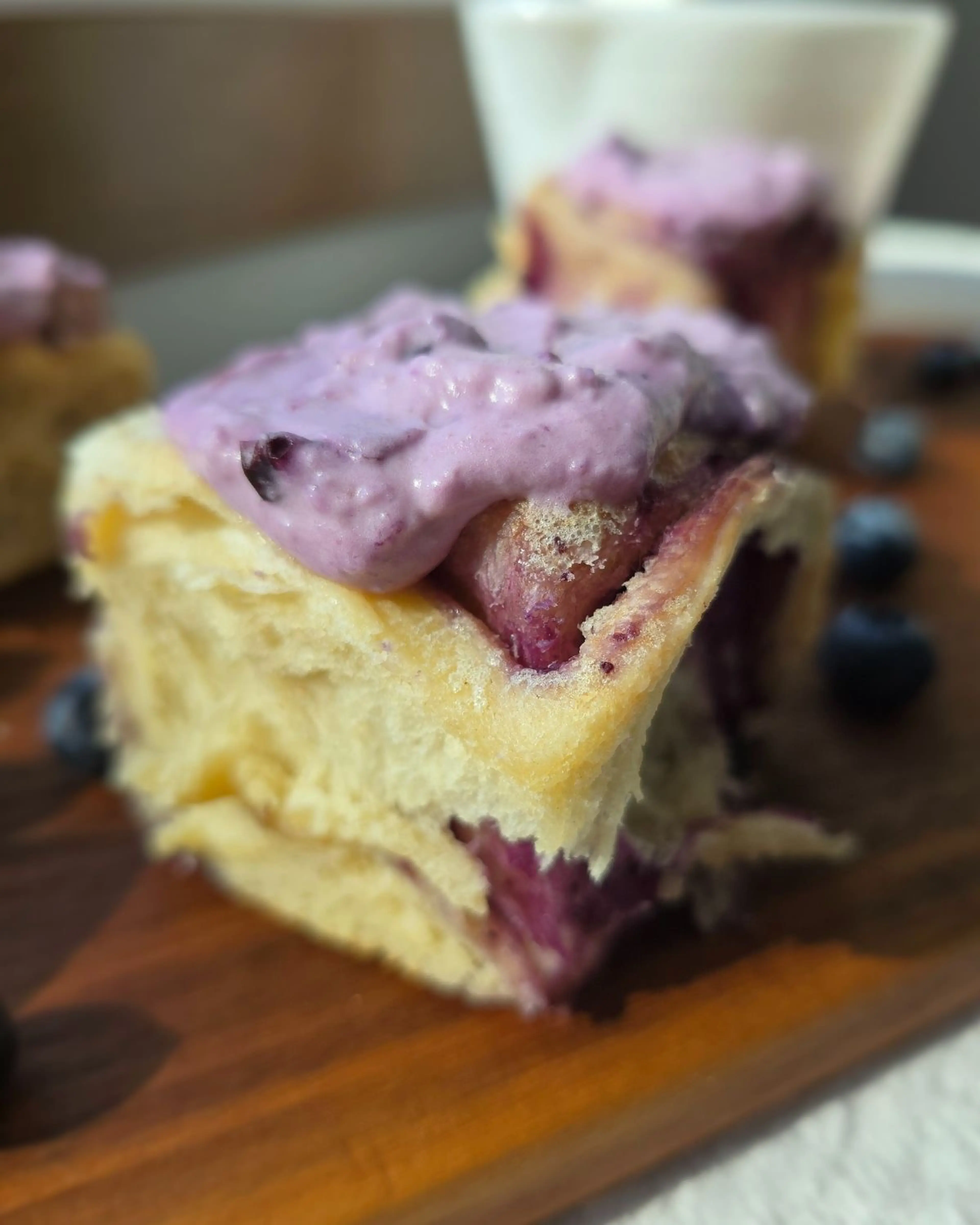 Simple Sweet Sourdough Blueberry Rolls Recipe