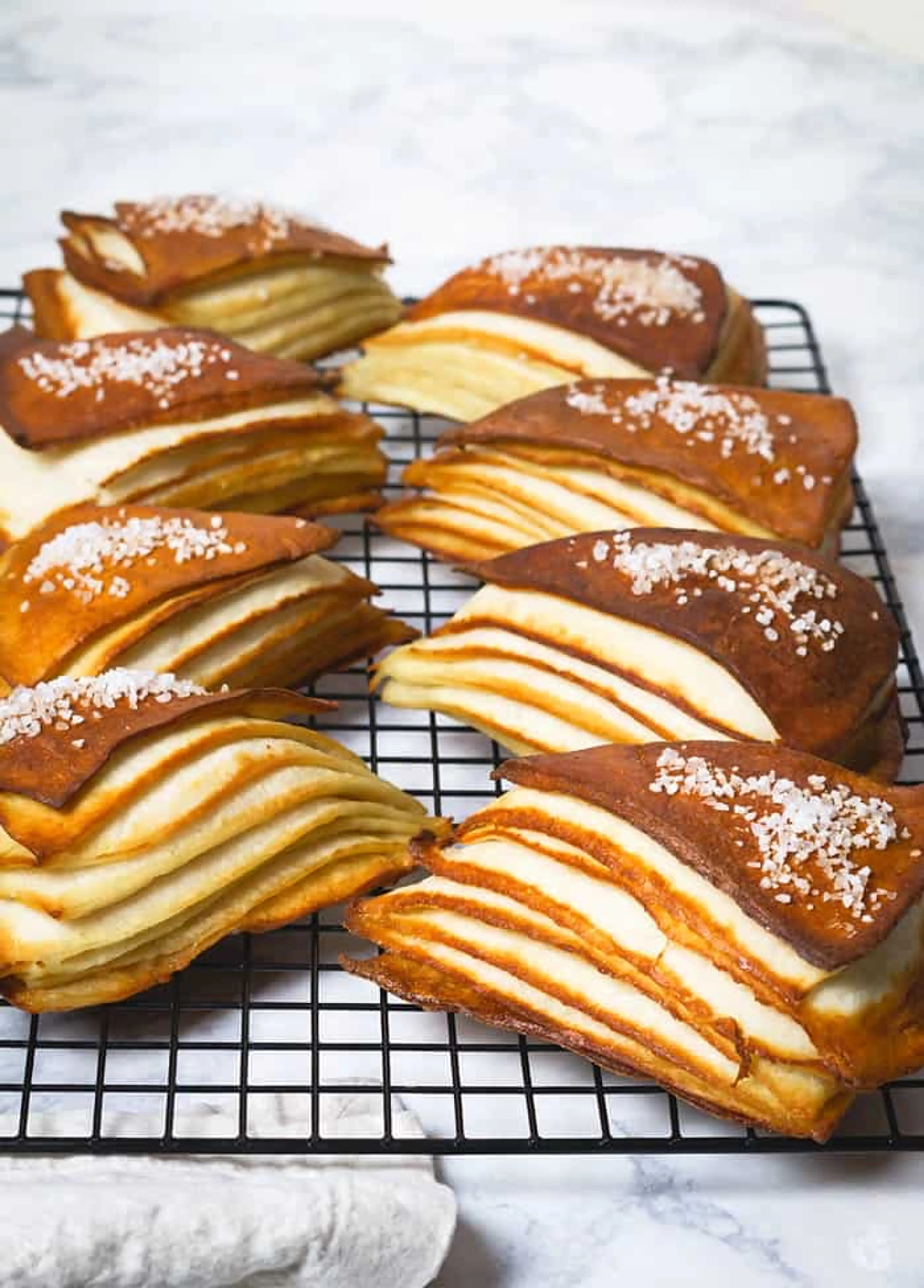 German Soft Pretzel Corners - Laugenecken Recipe