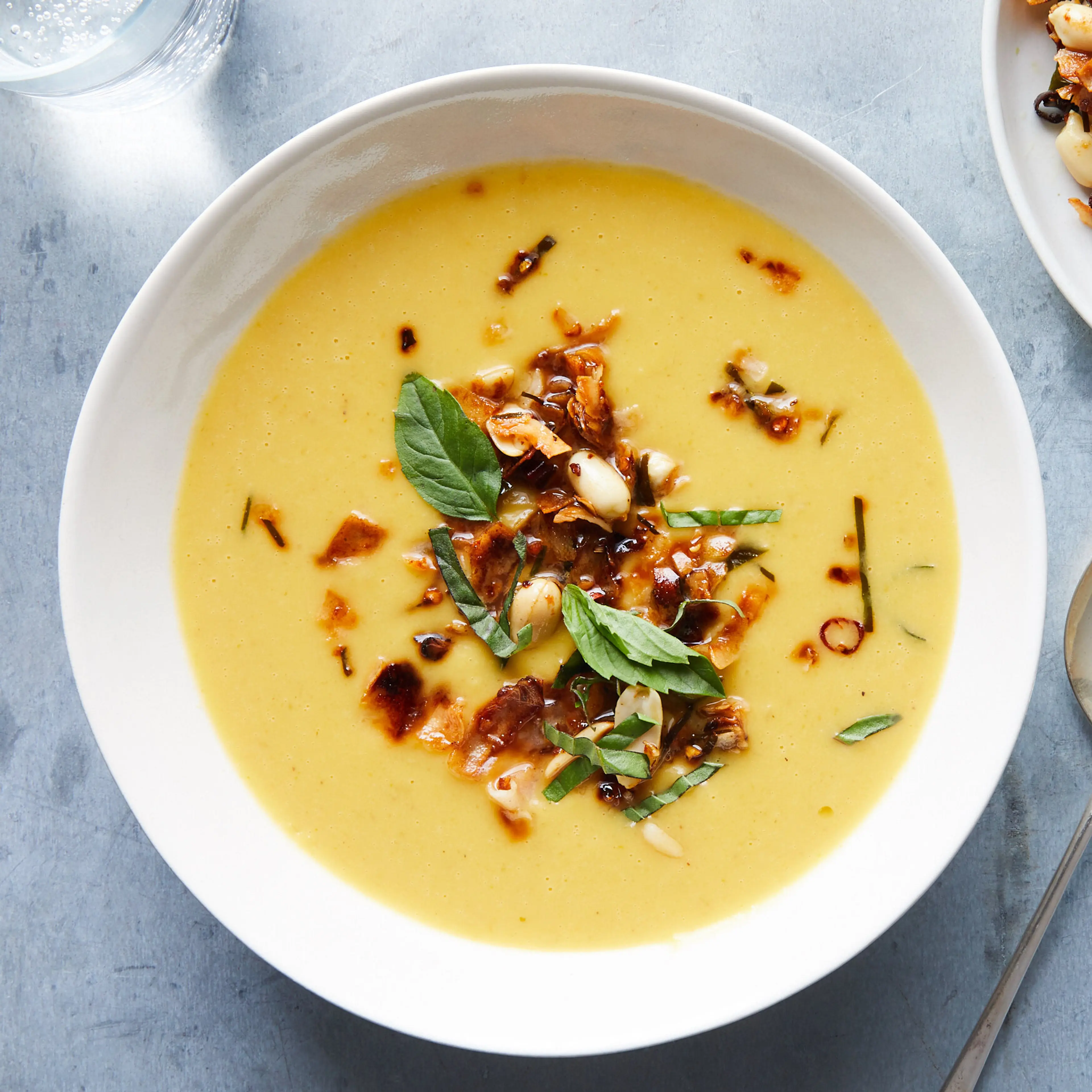 Butternut Squash and Green Curry Soup