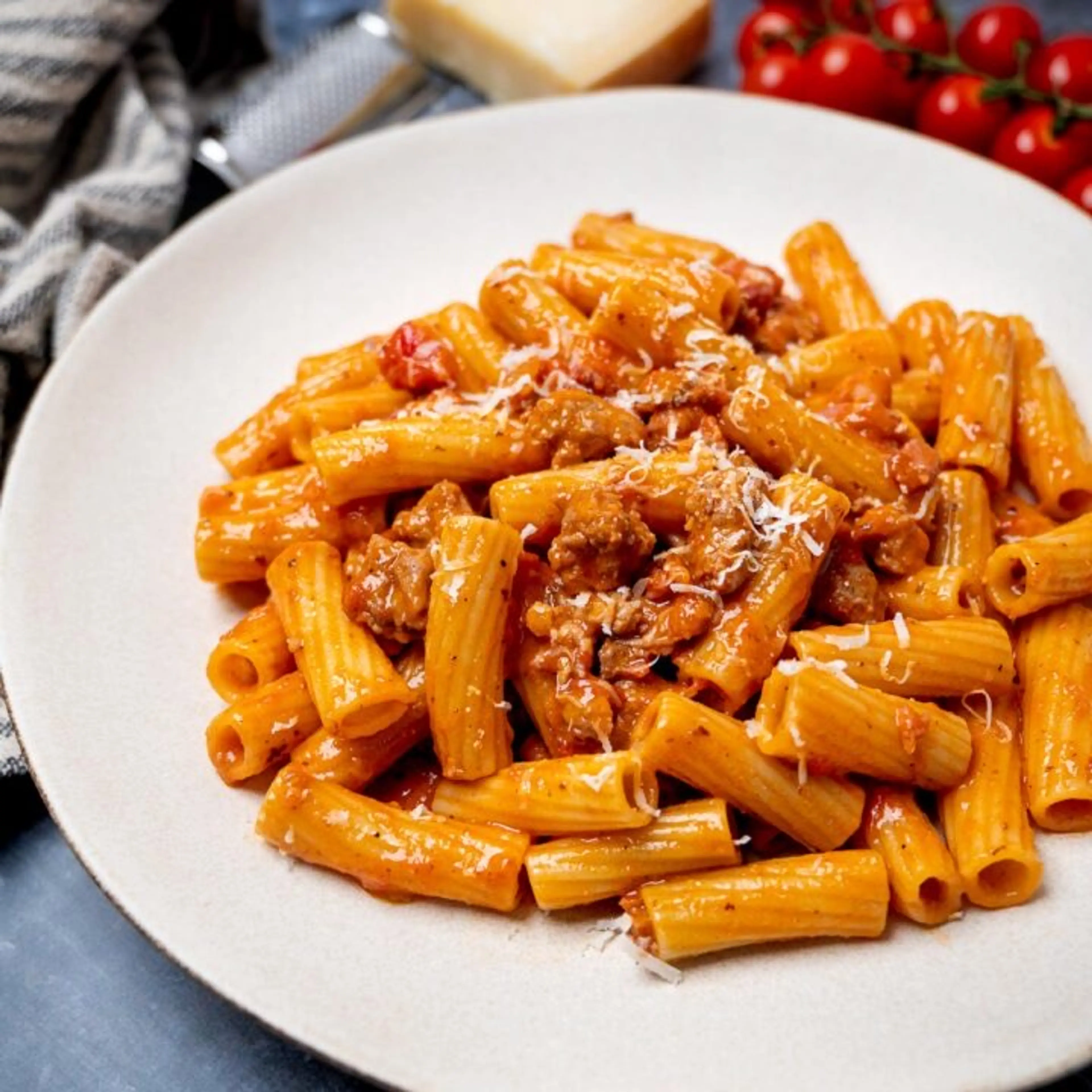 Pasta alla Zozzona (Sausage Rigatoni)