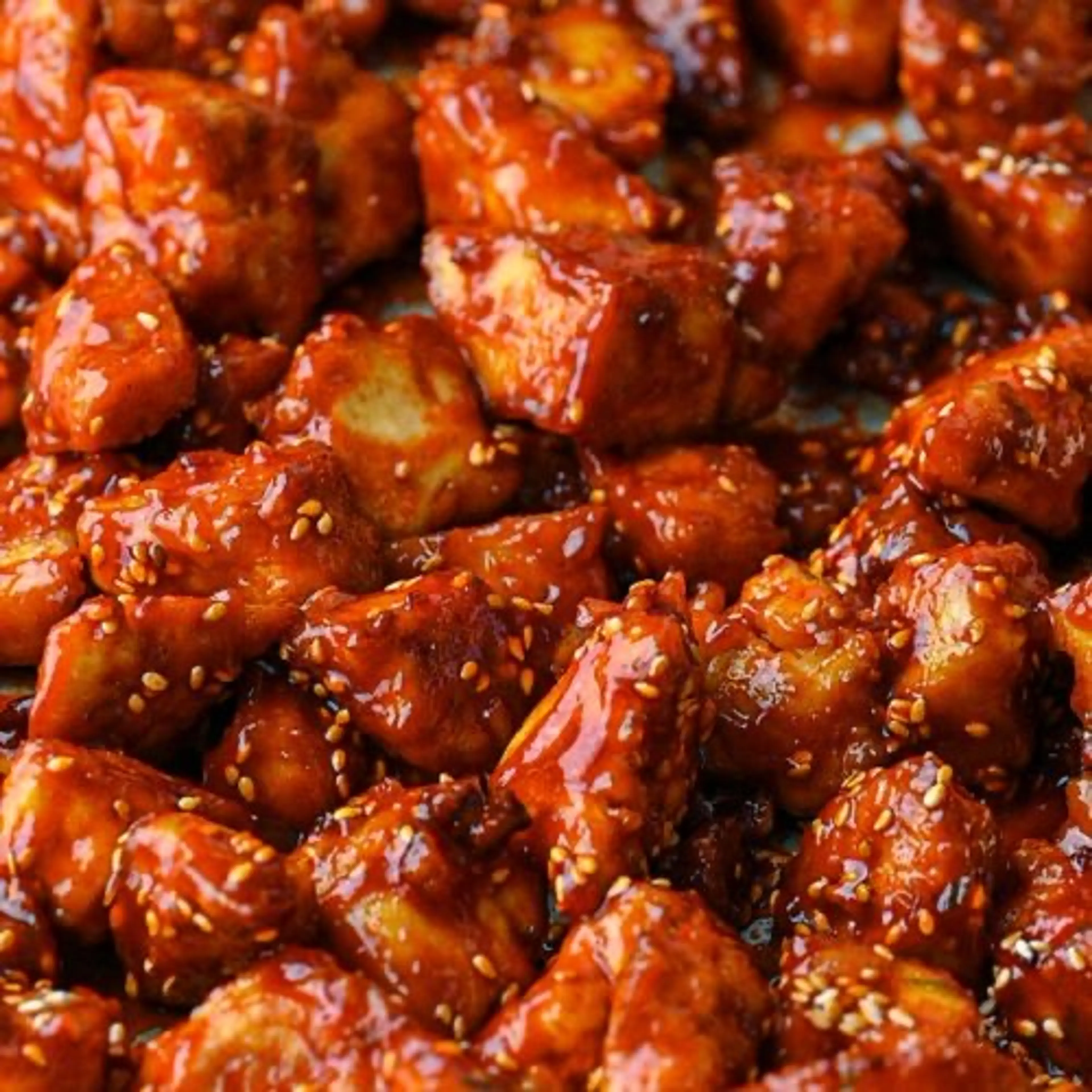 Crispy Lime Gochujang Tofu