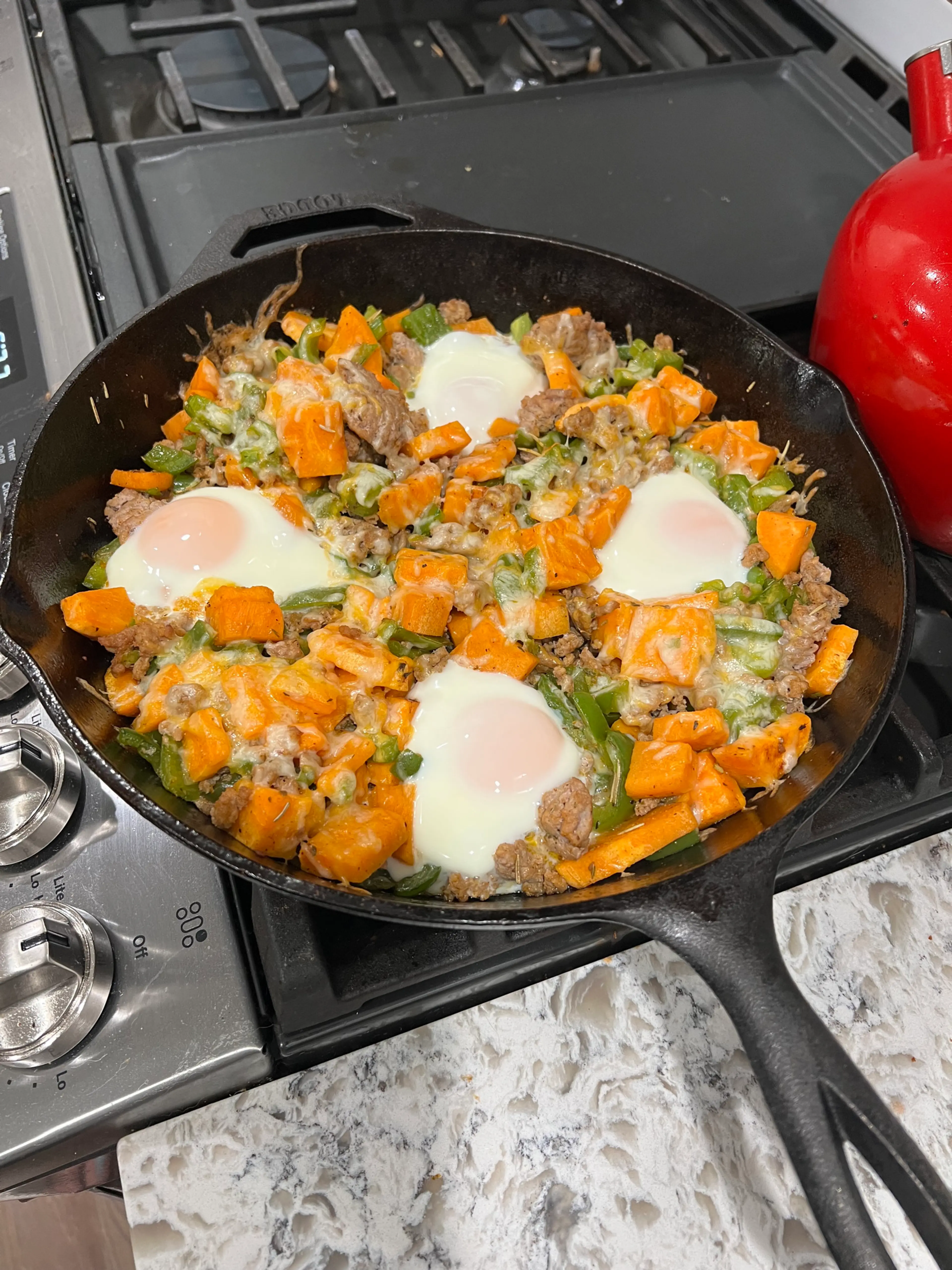 Turkey Sweet Potato Skillet