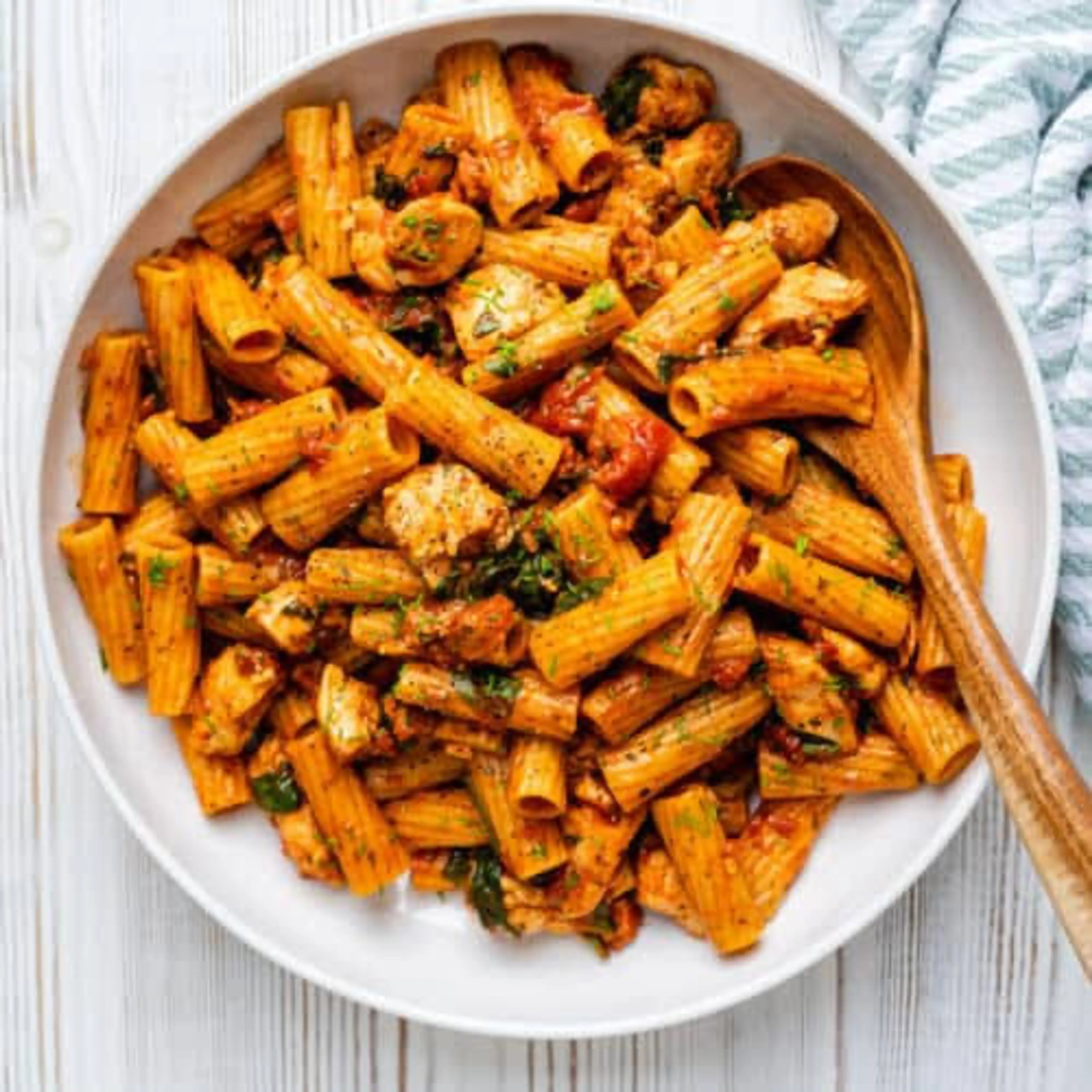 Spicy Chicken & Chorizo Pasta