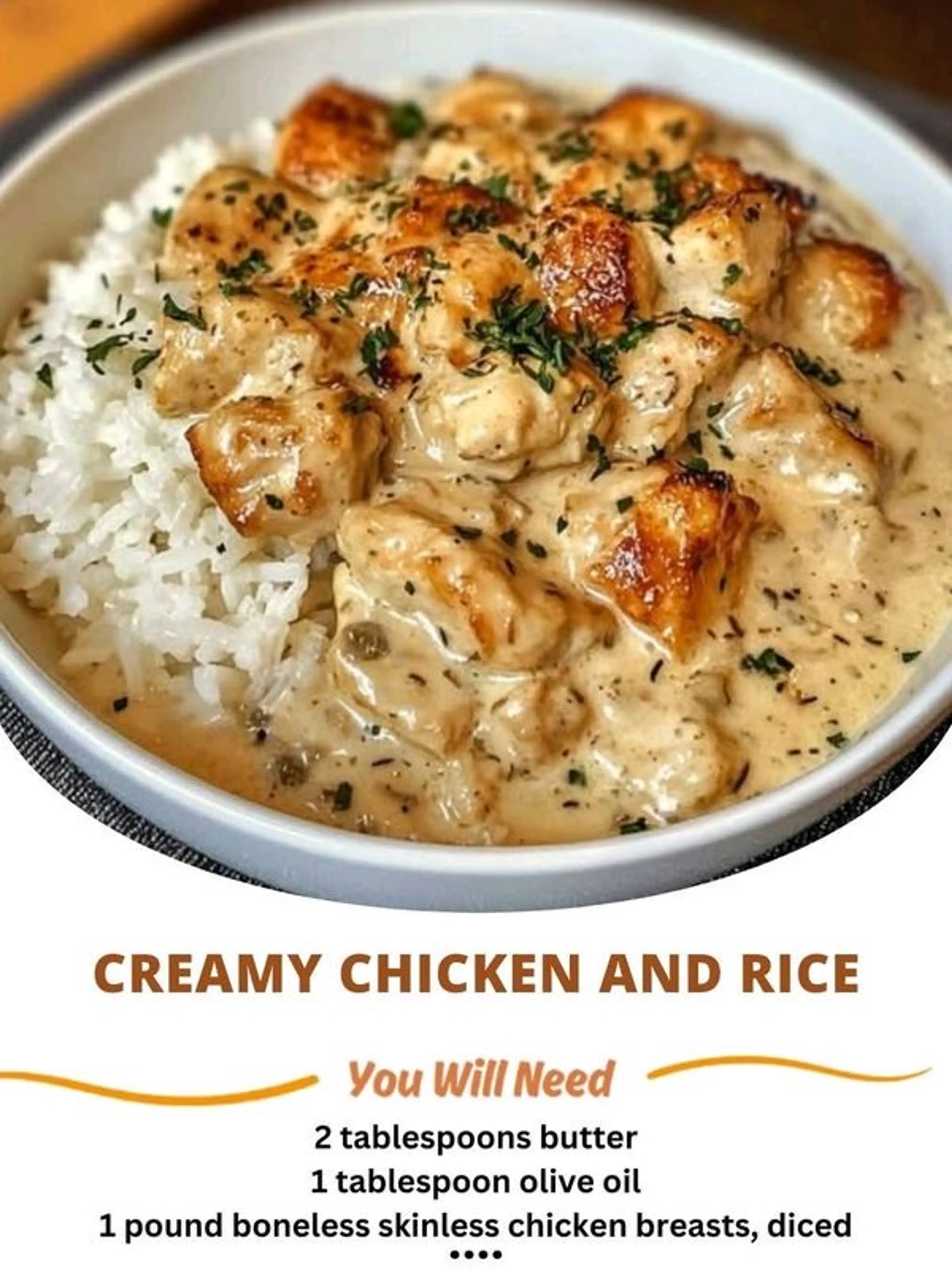Creamy Chicken and Rice