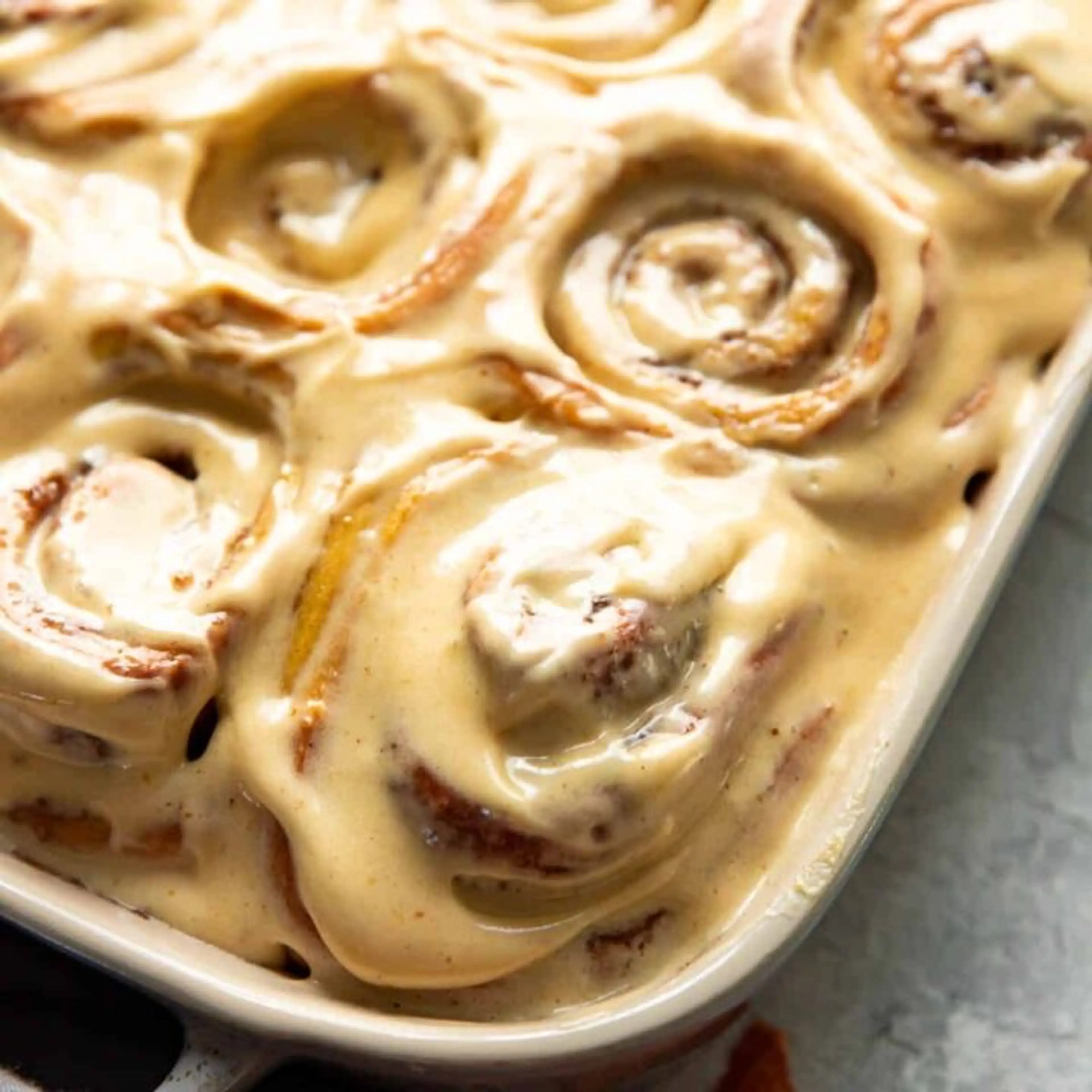 Pumpkin Cream Cheese Cinnamon Rolls