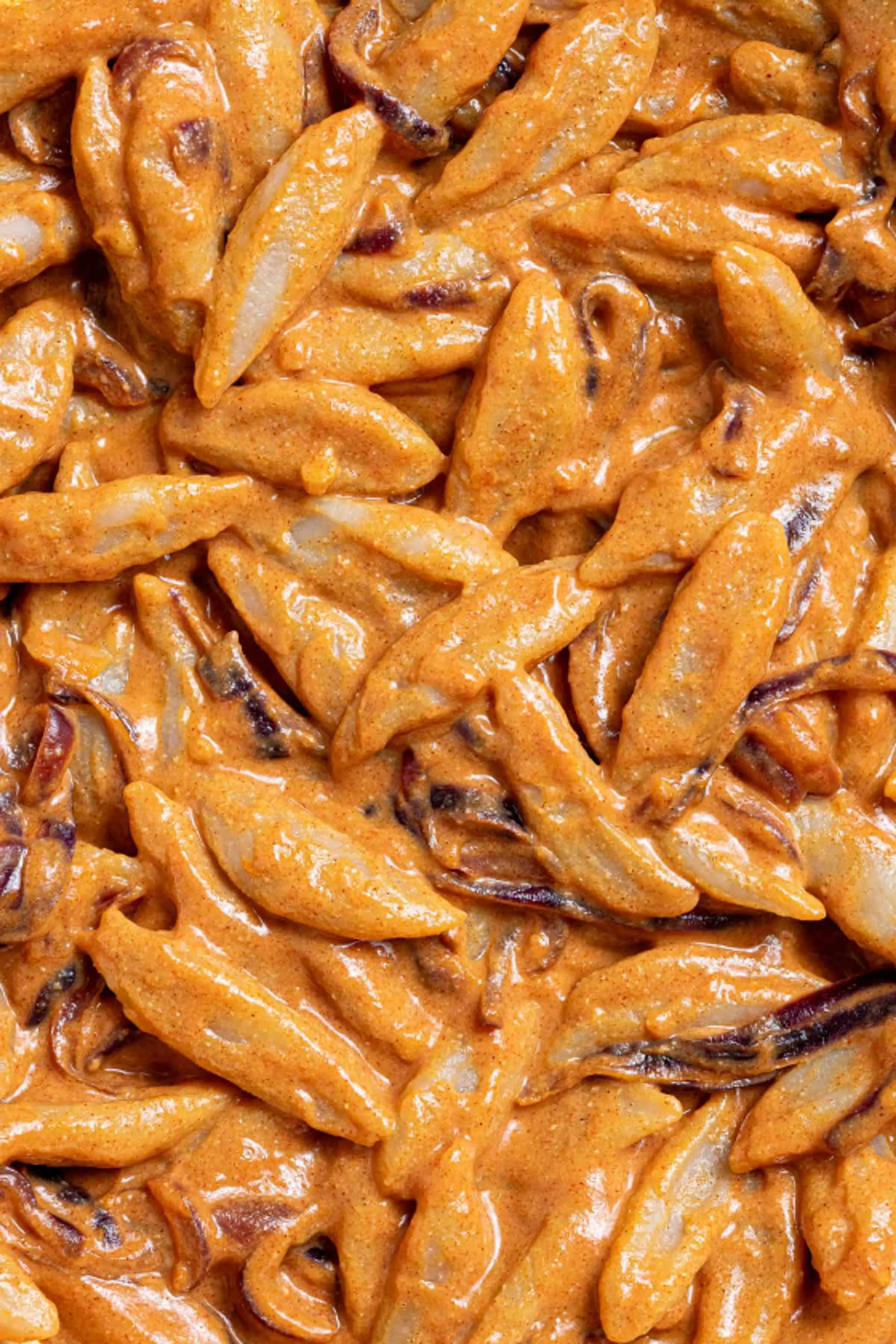 Scissor Cut Tofu Pasta With Creamy Gochujang Sauce (Vegan)