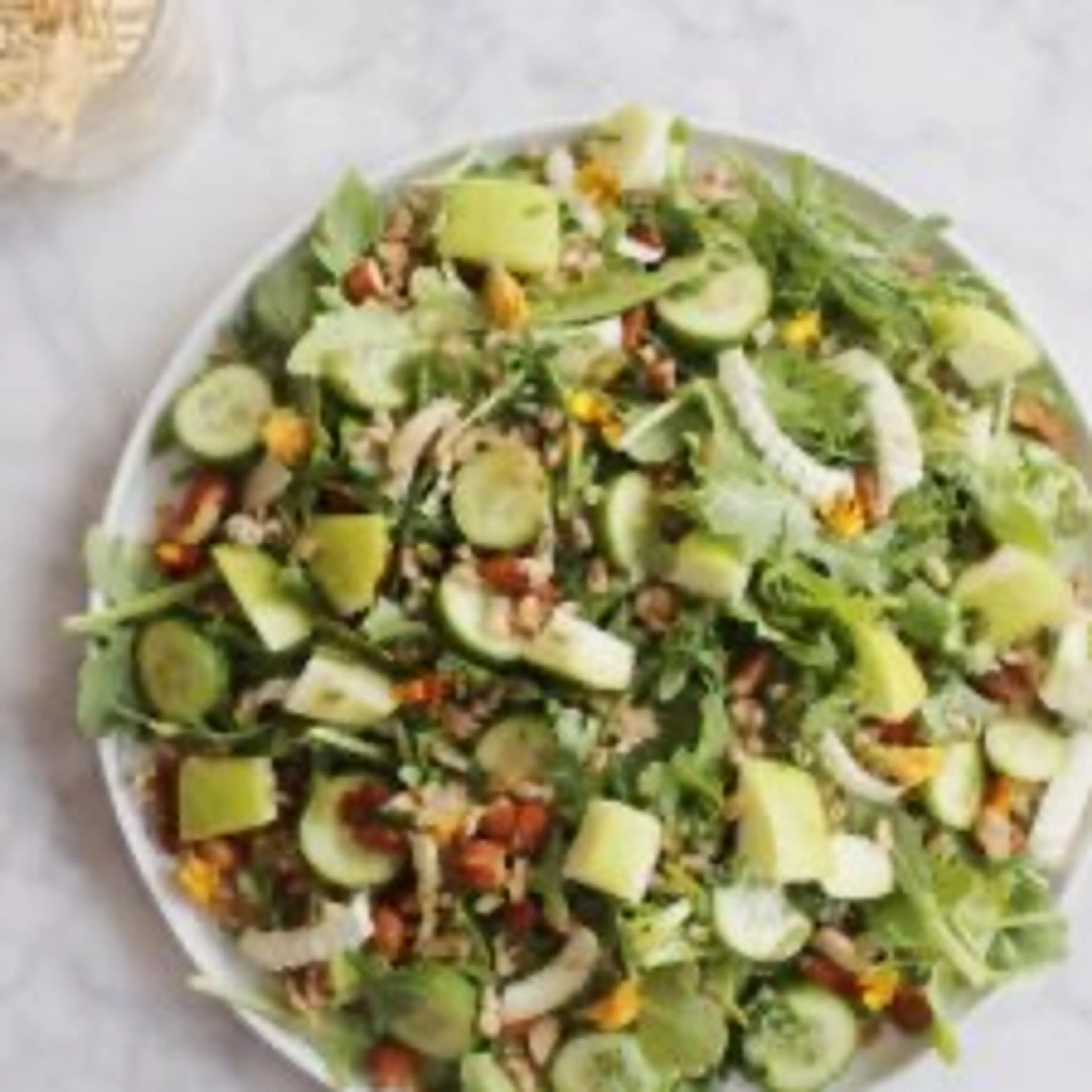 Herby Green Apple Farro Salad