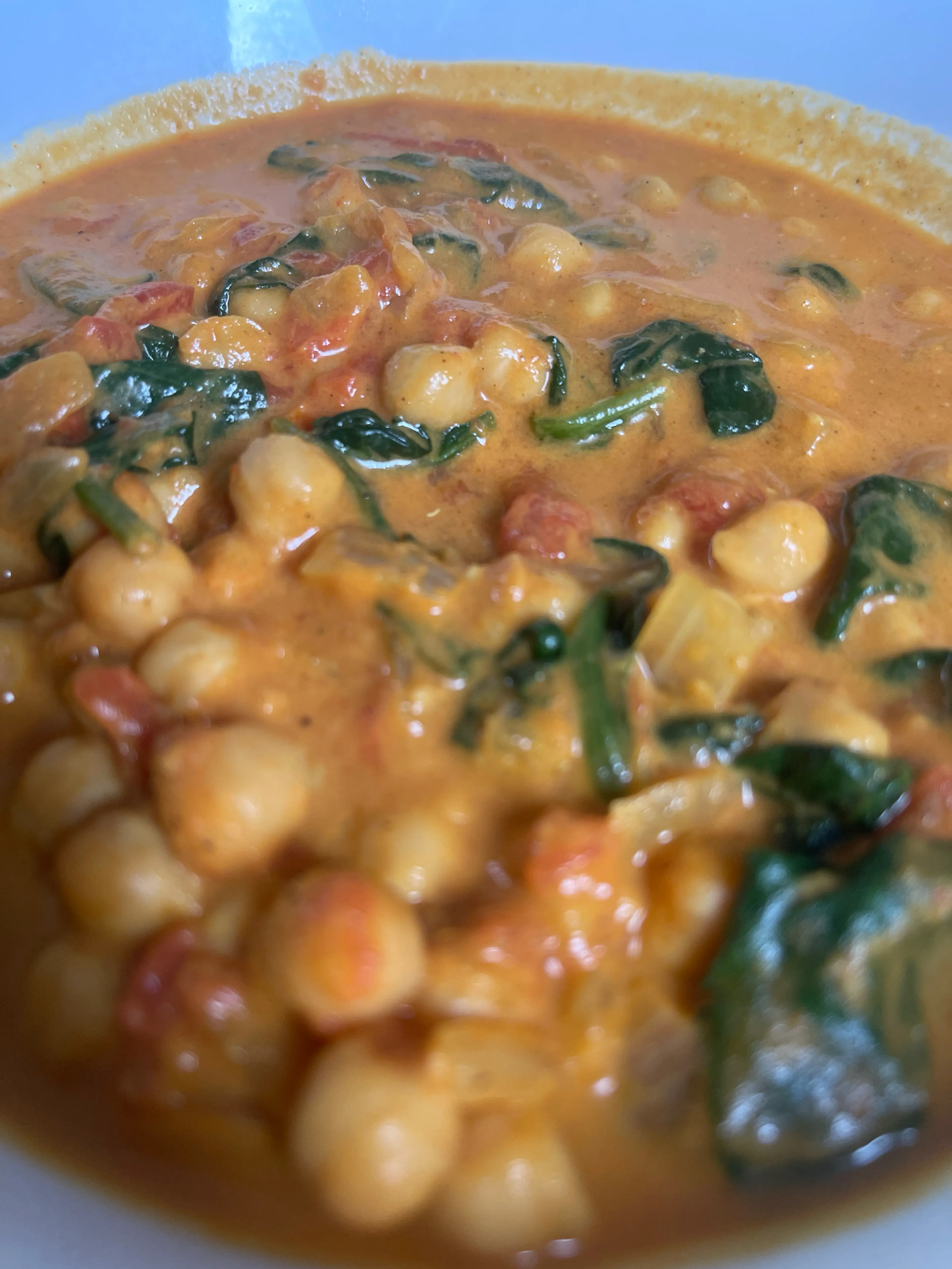 Chickpea & Spinach Curry