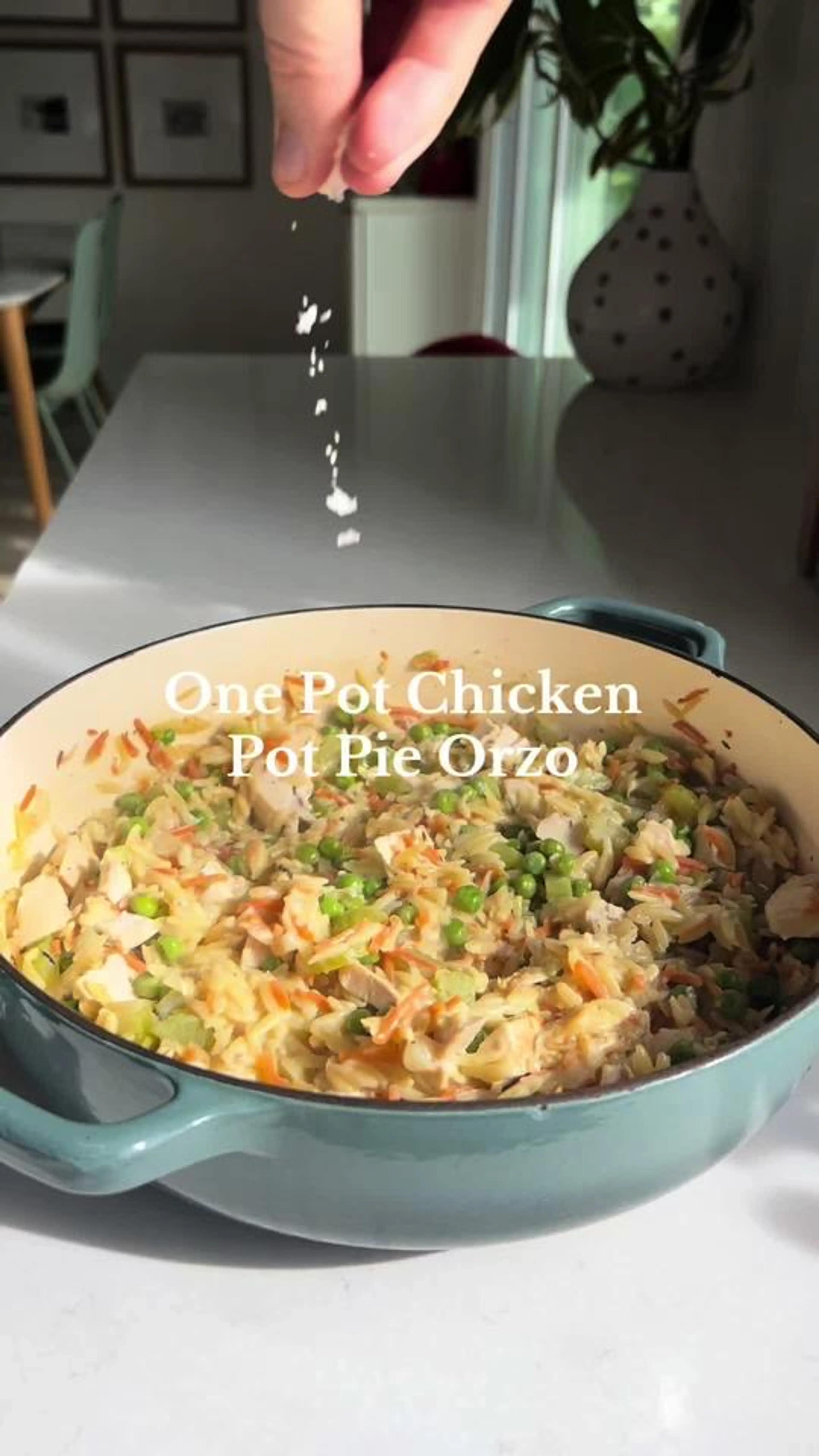 Y’all Know I Love Turning Other Dishes into One Pot Orzo Din