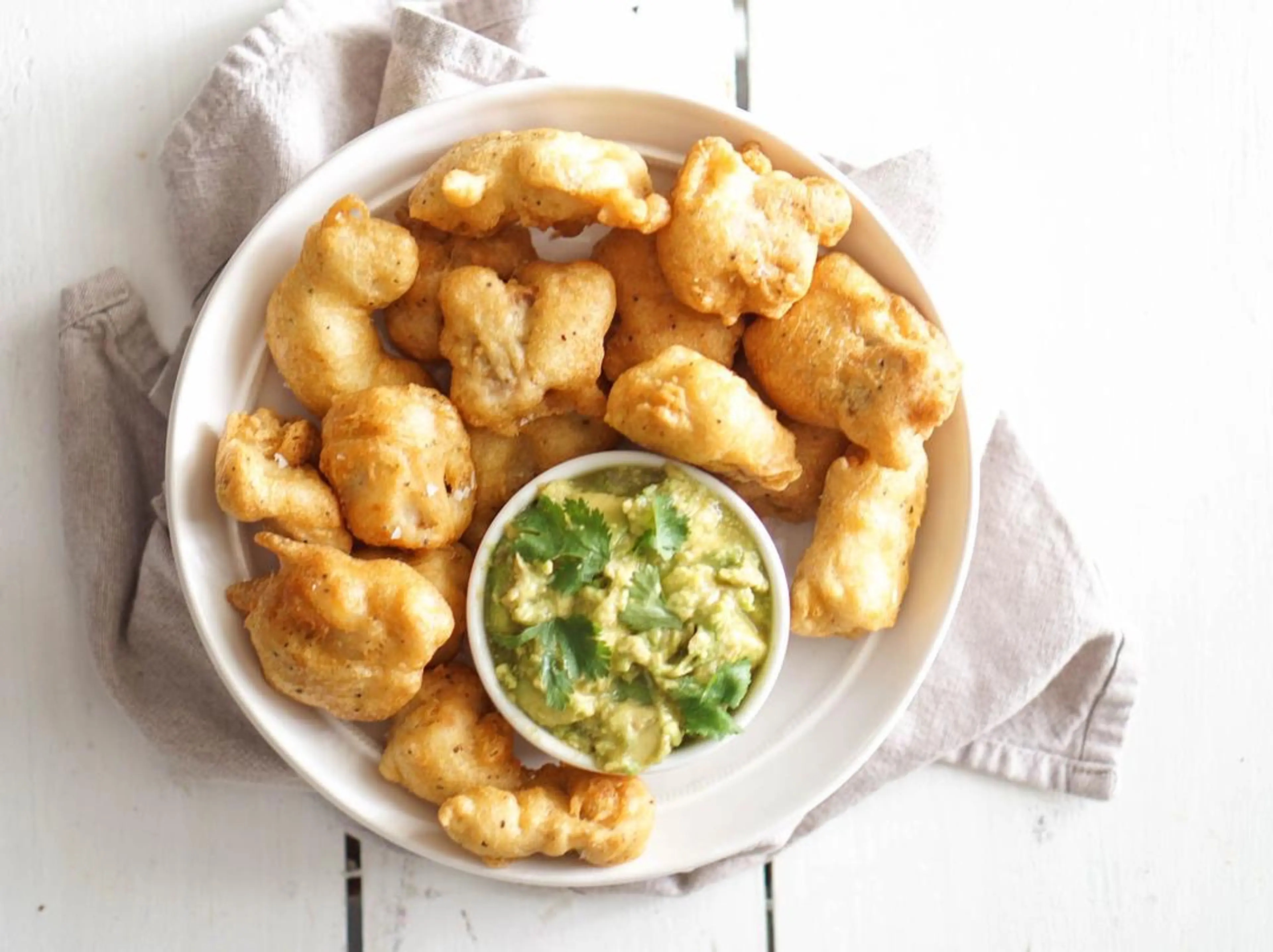 Beer Battered Fried Fish Bites
