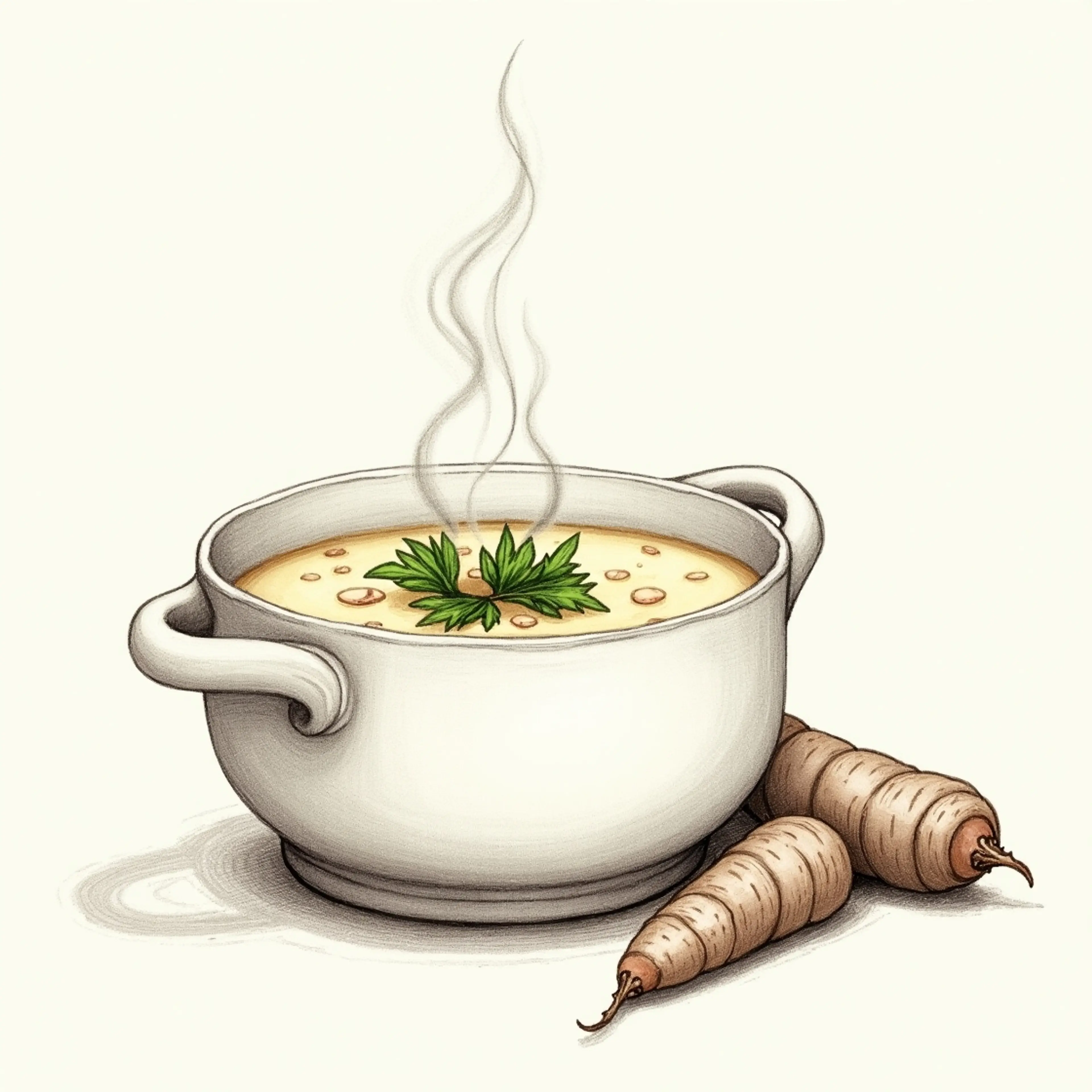 Petersilienwurzelsuppe