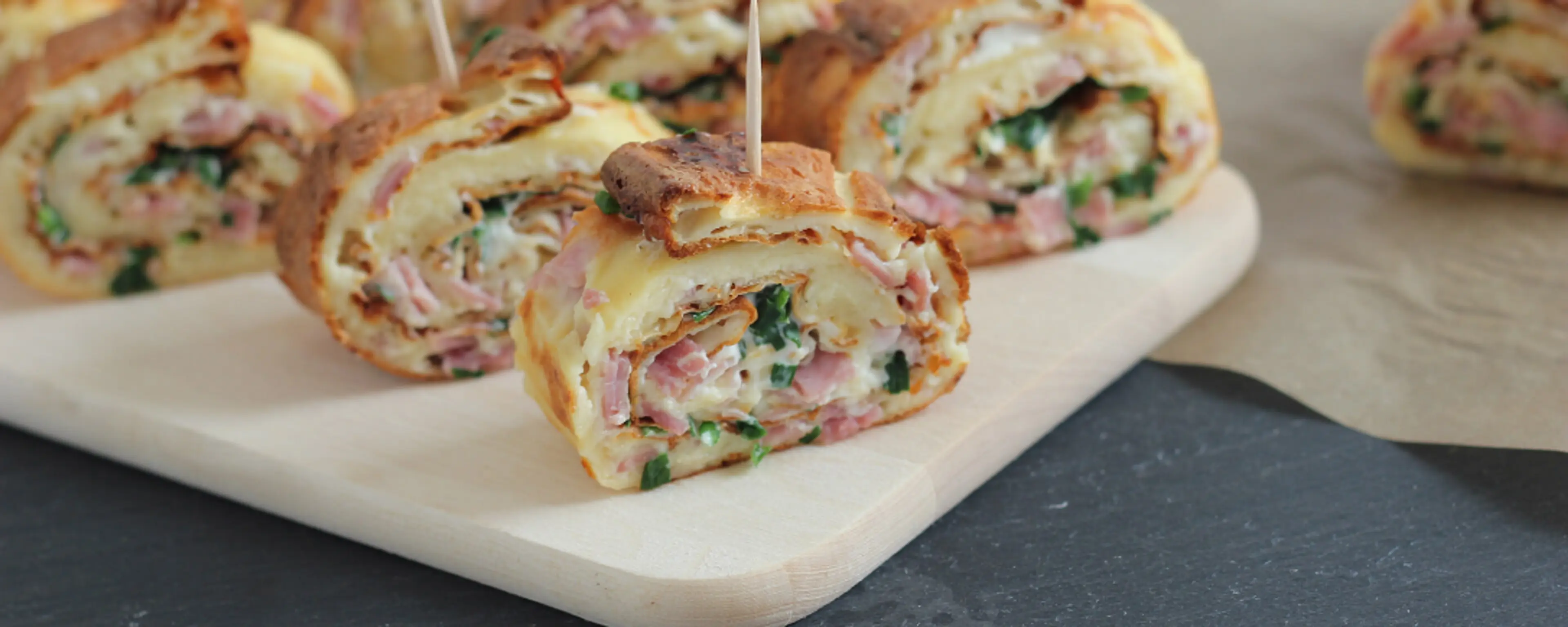 Käse-Schinken-Pfannkuchen (aus dem Ofen)