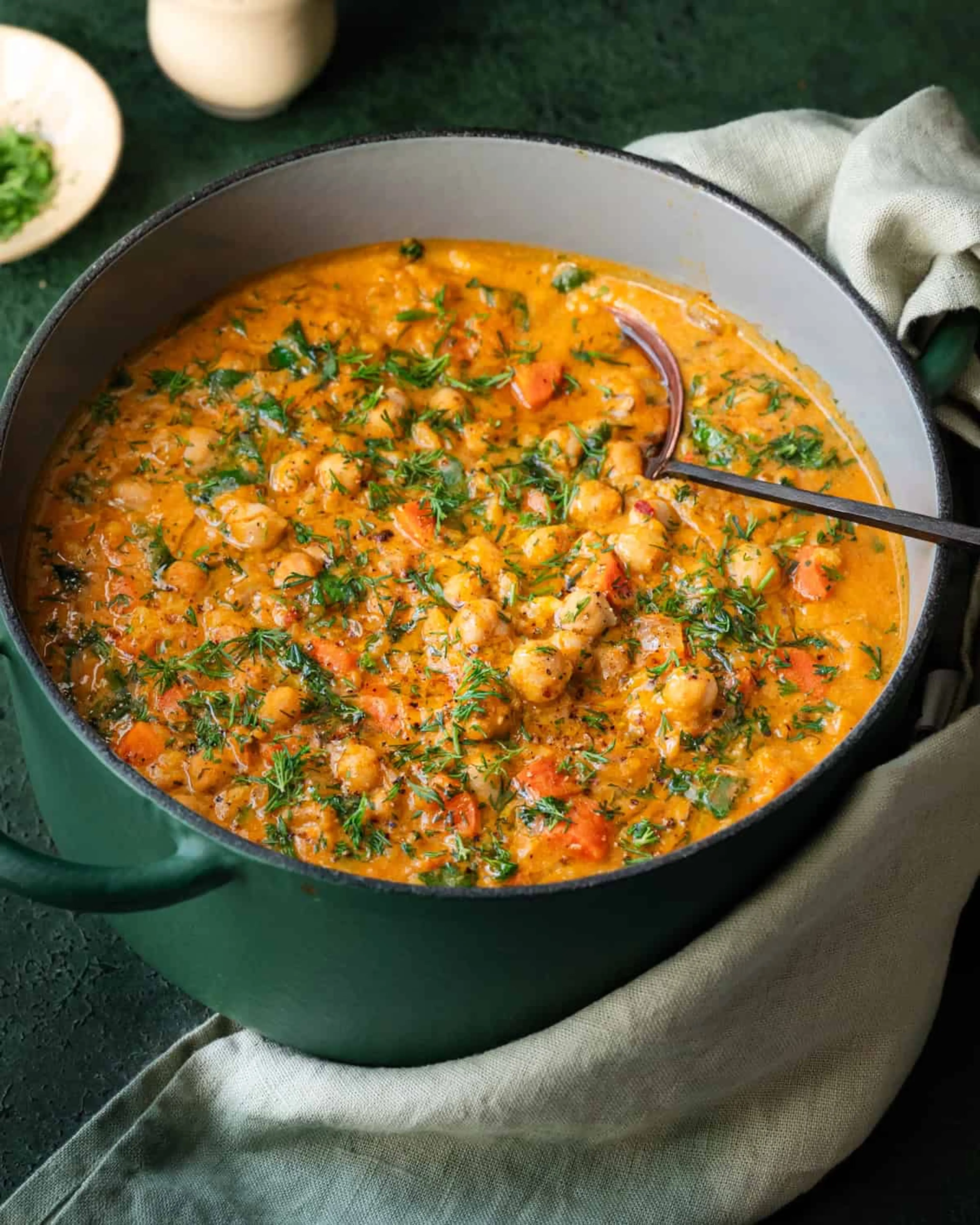 Lemony Chickpea Soup