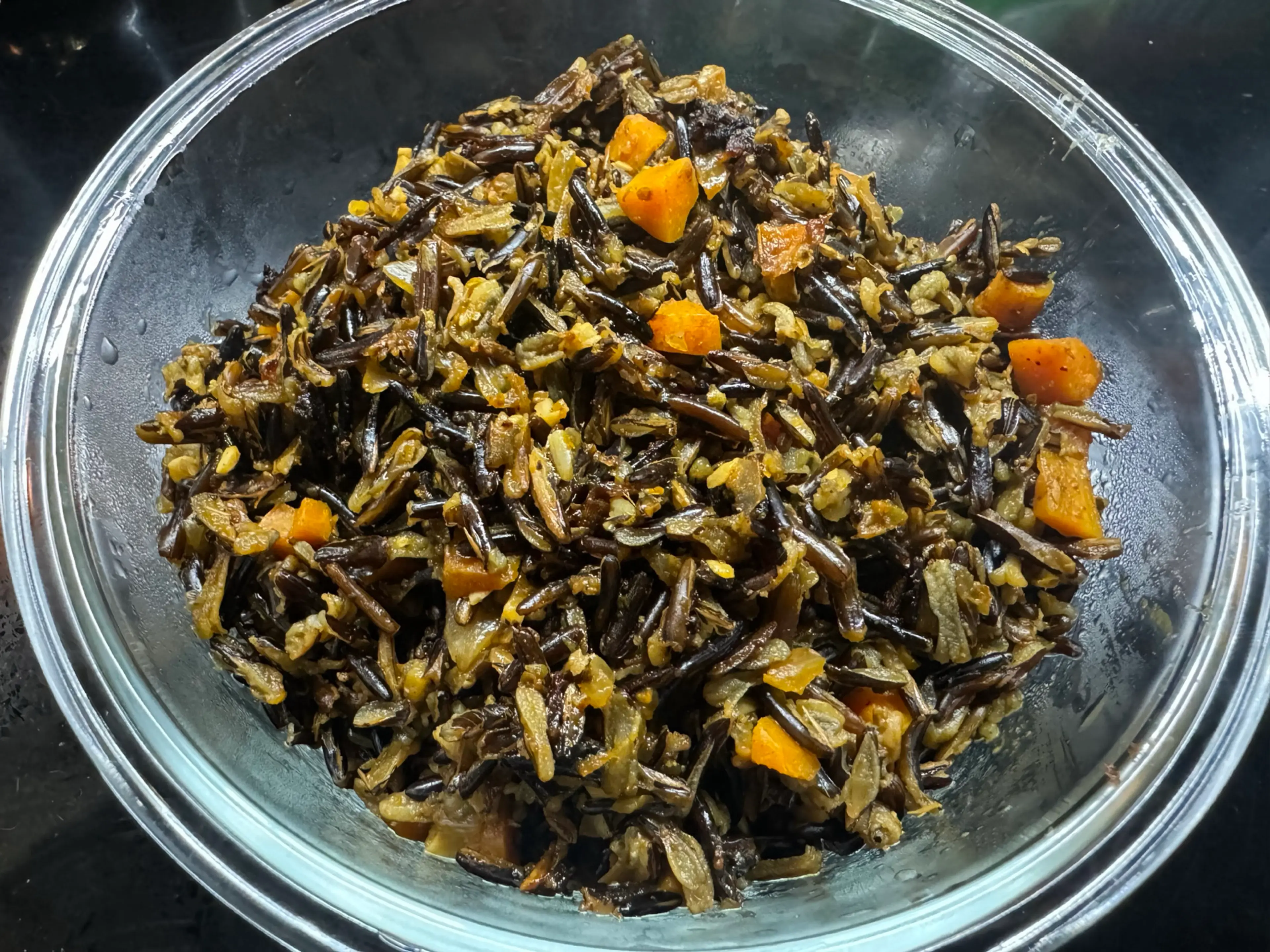 Wild Rice w/ Carrots, Onions & Garlic