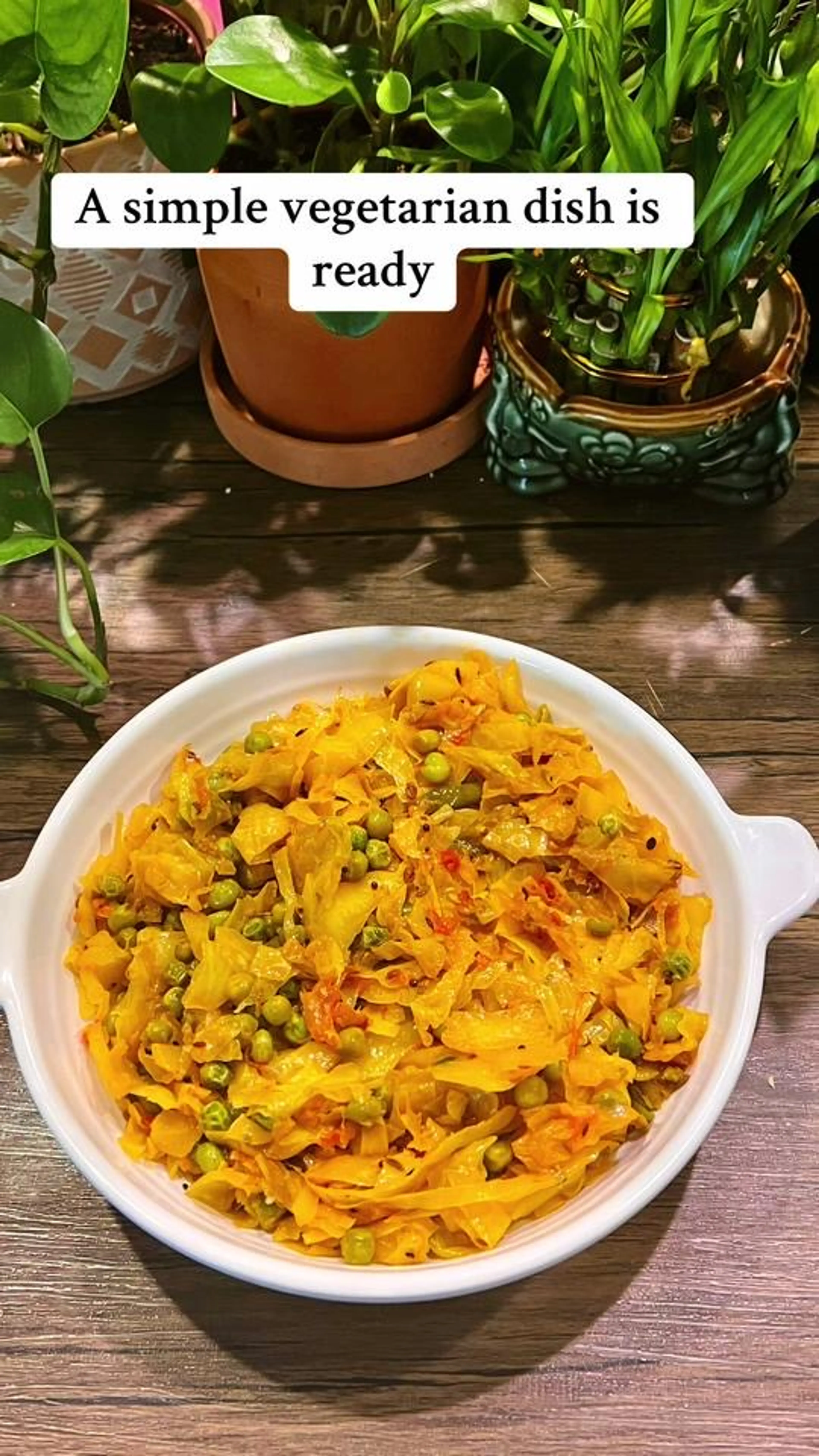 Indian Stir Fry Cabbage