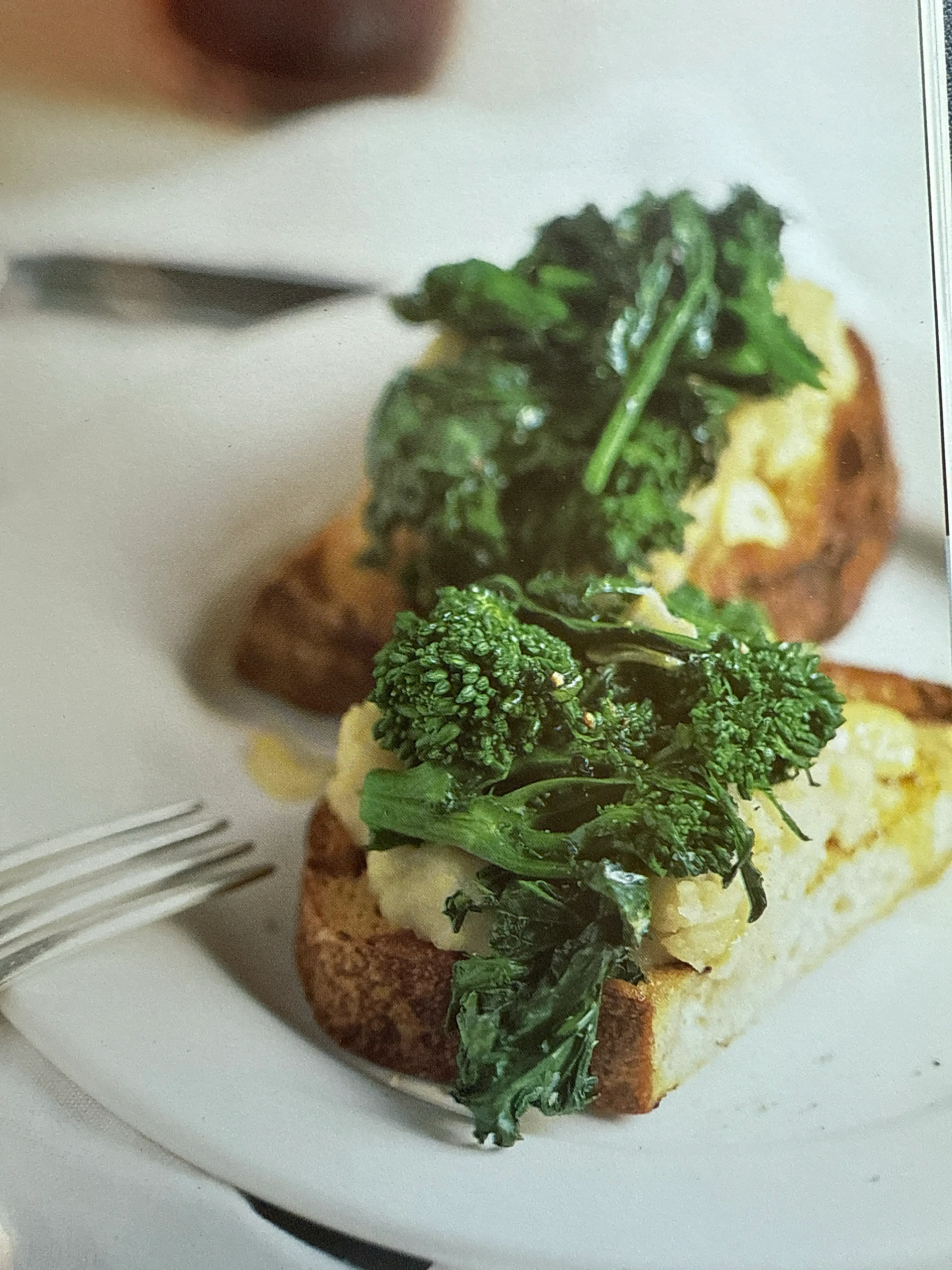 Bruschetta with Fava Beans and Greens