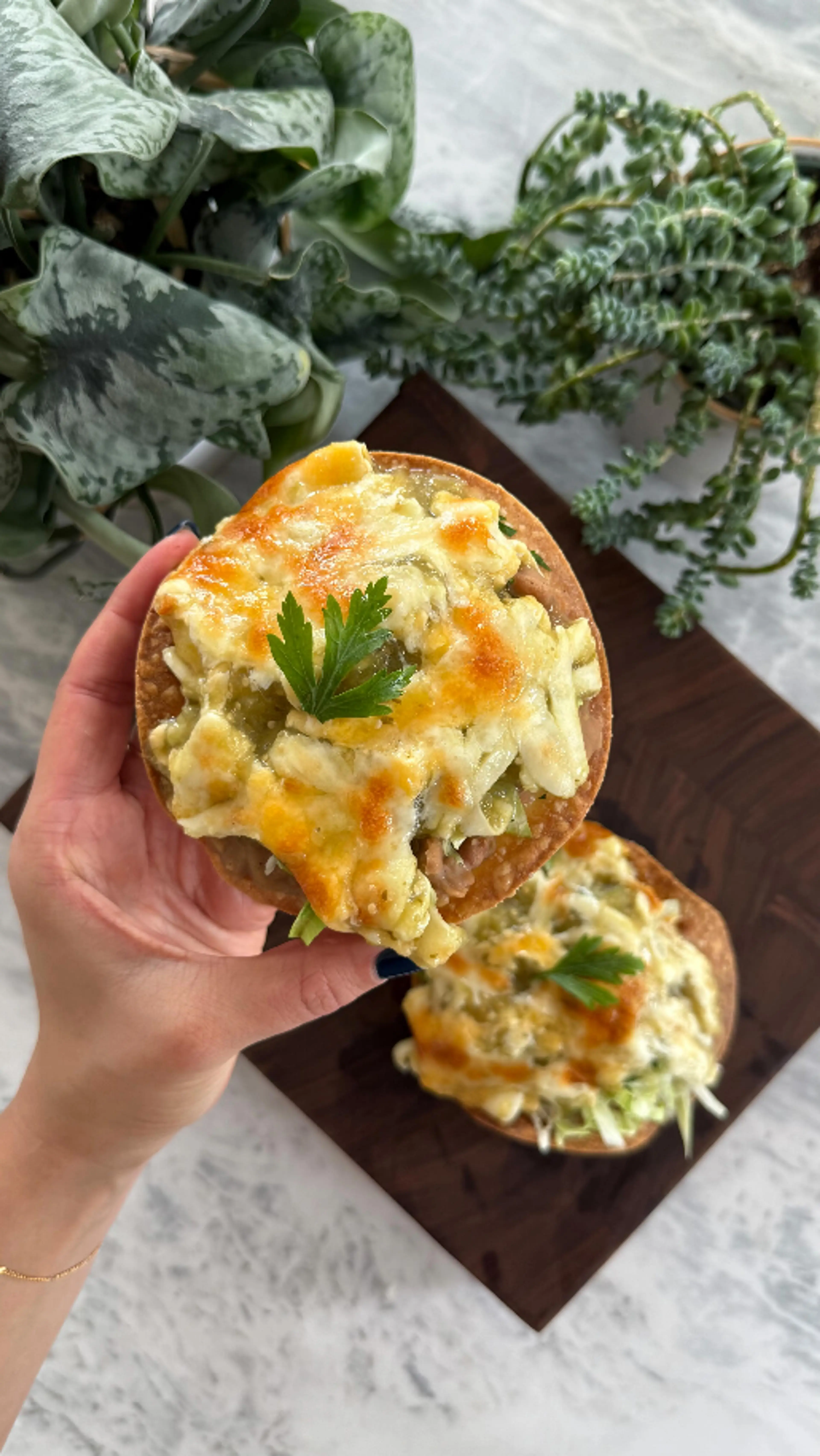 Crispy Cheesy Tostadas