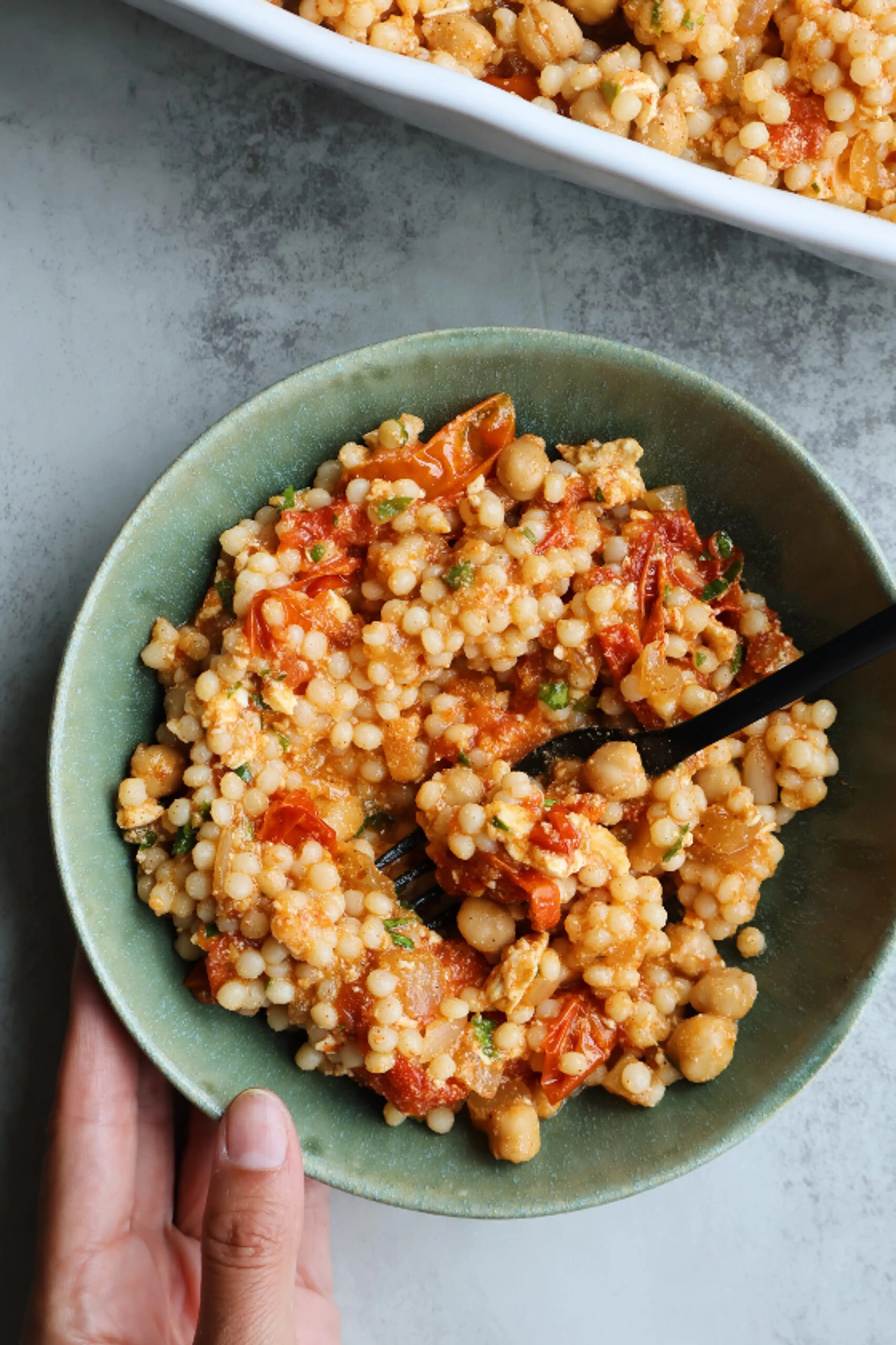 Baked Feta Pearl Couscous