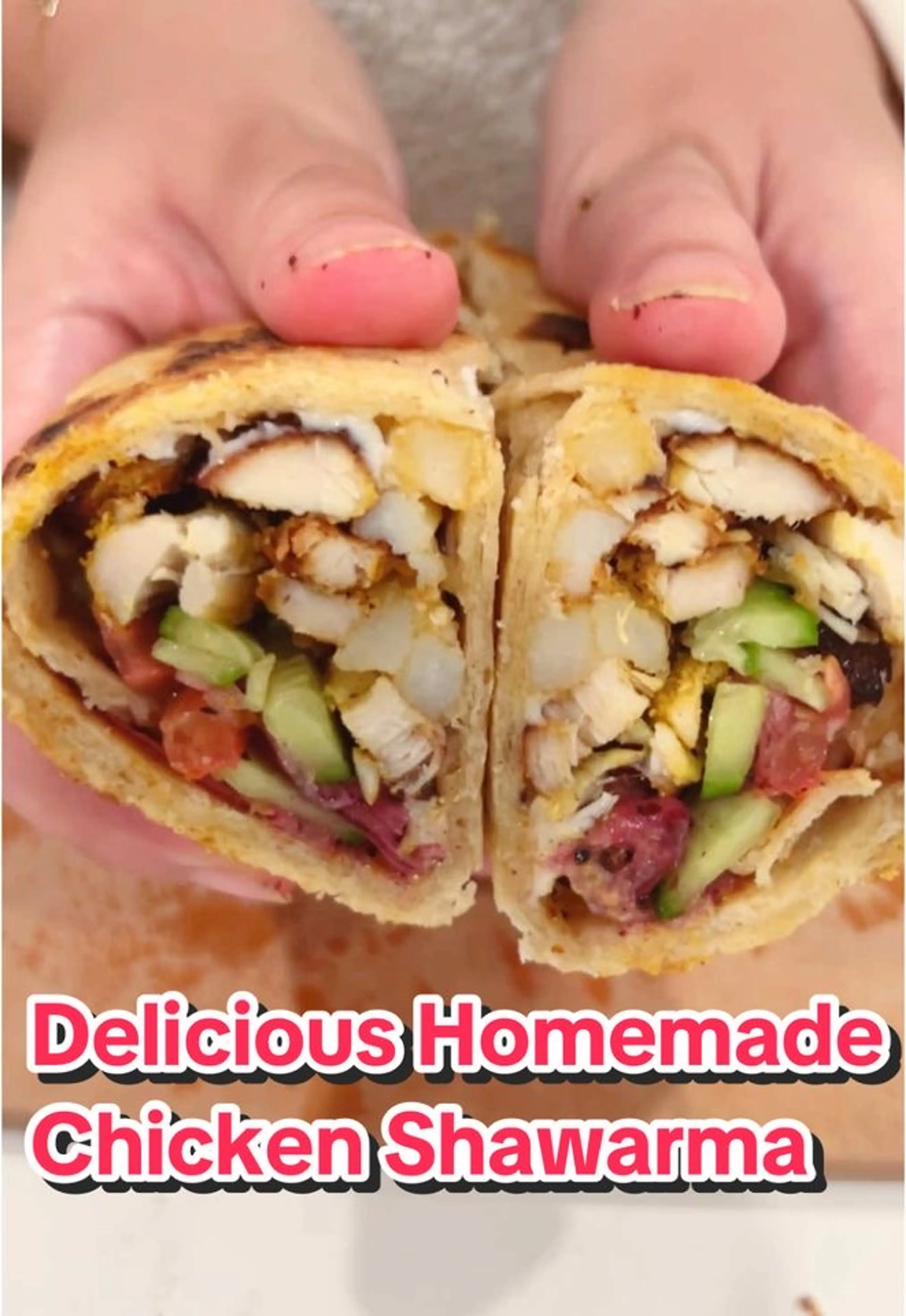 Homemade Chicken Shawarma