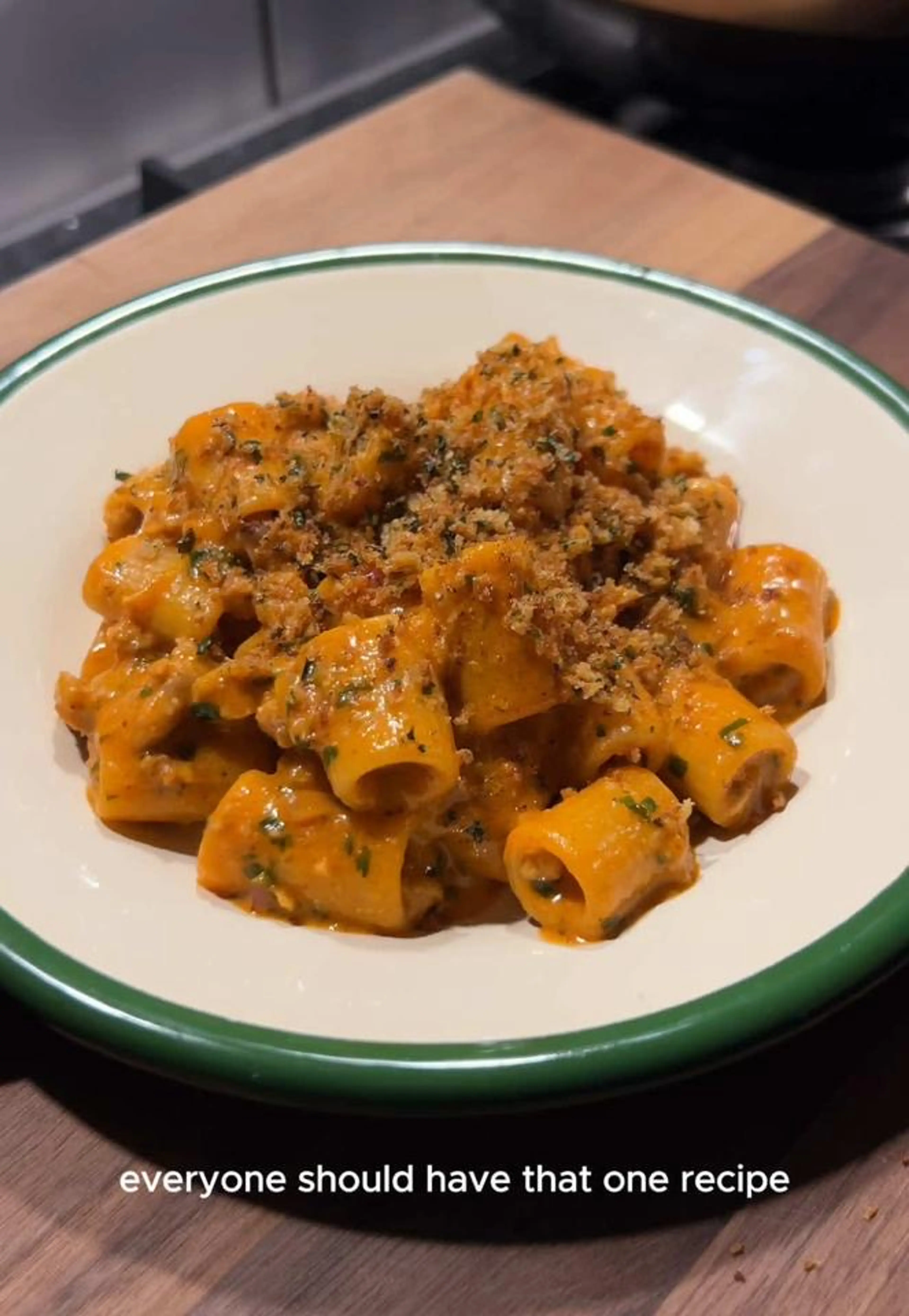 Sausage Gochujang Rigatoni