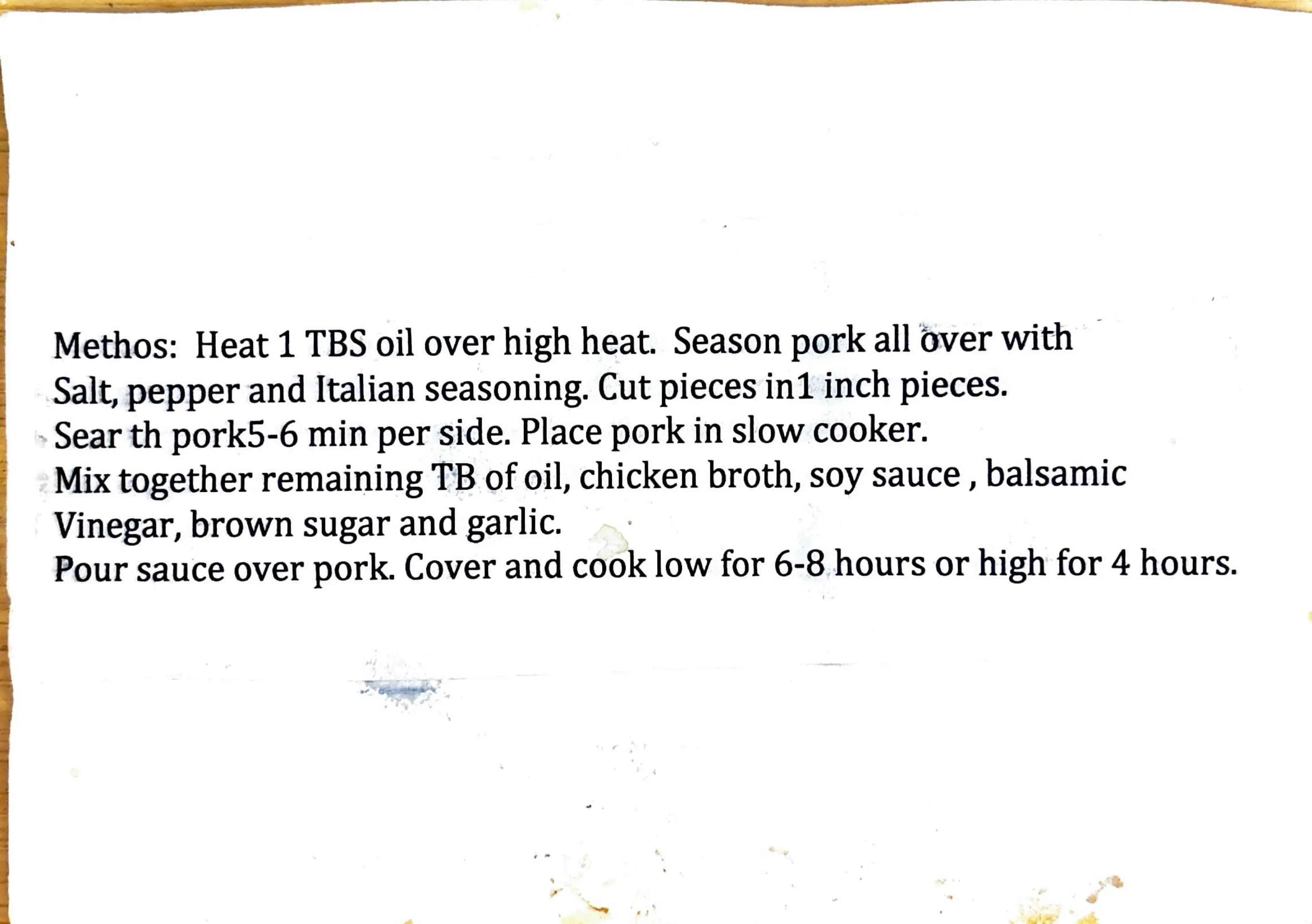 Slow Cooker Pork Tenderloin