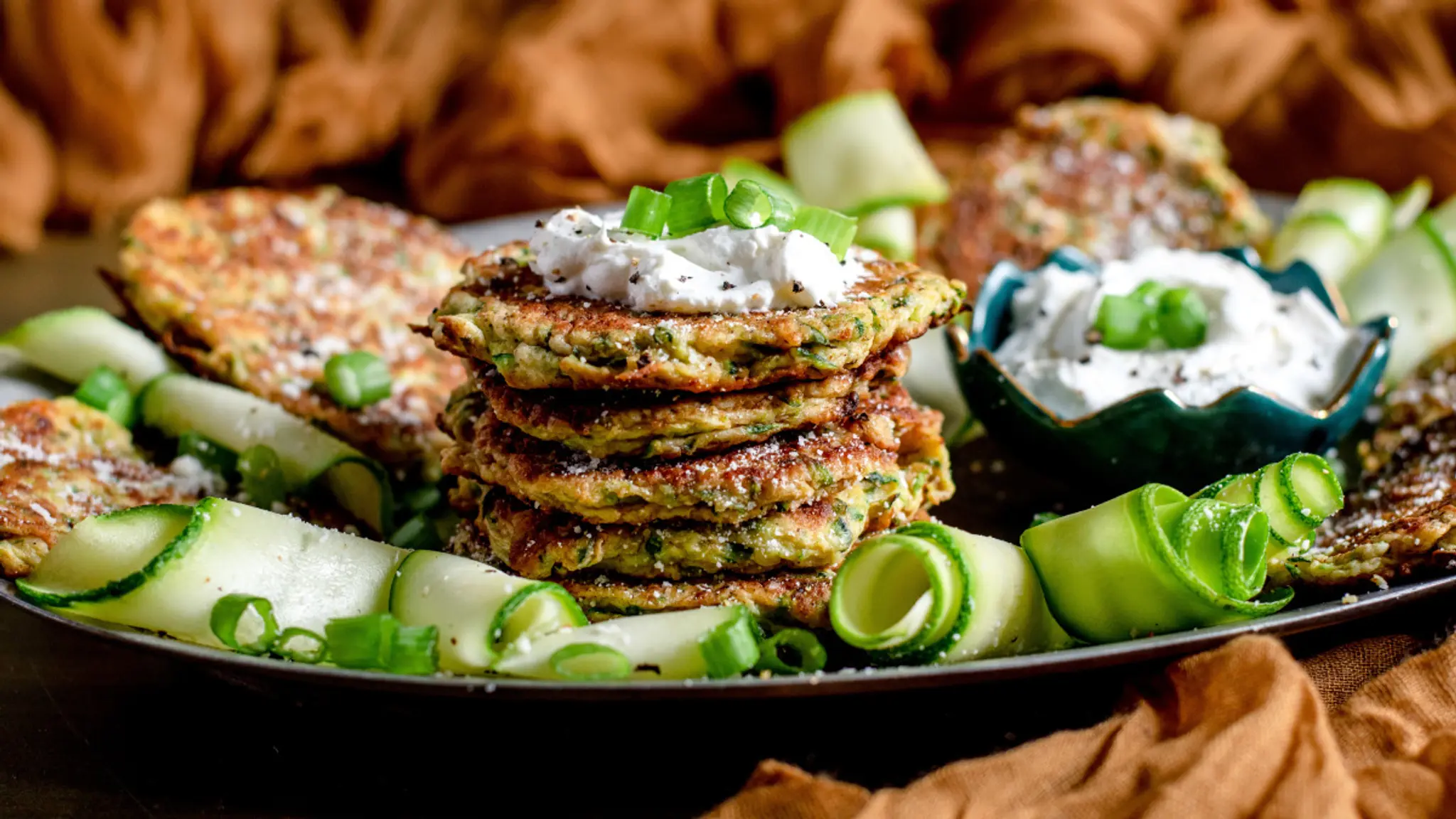 Grated Zucchini Pancakes