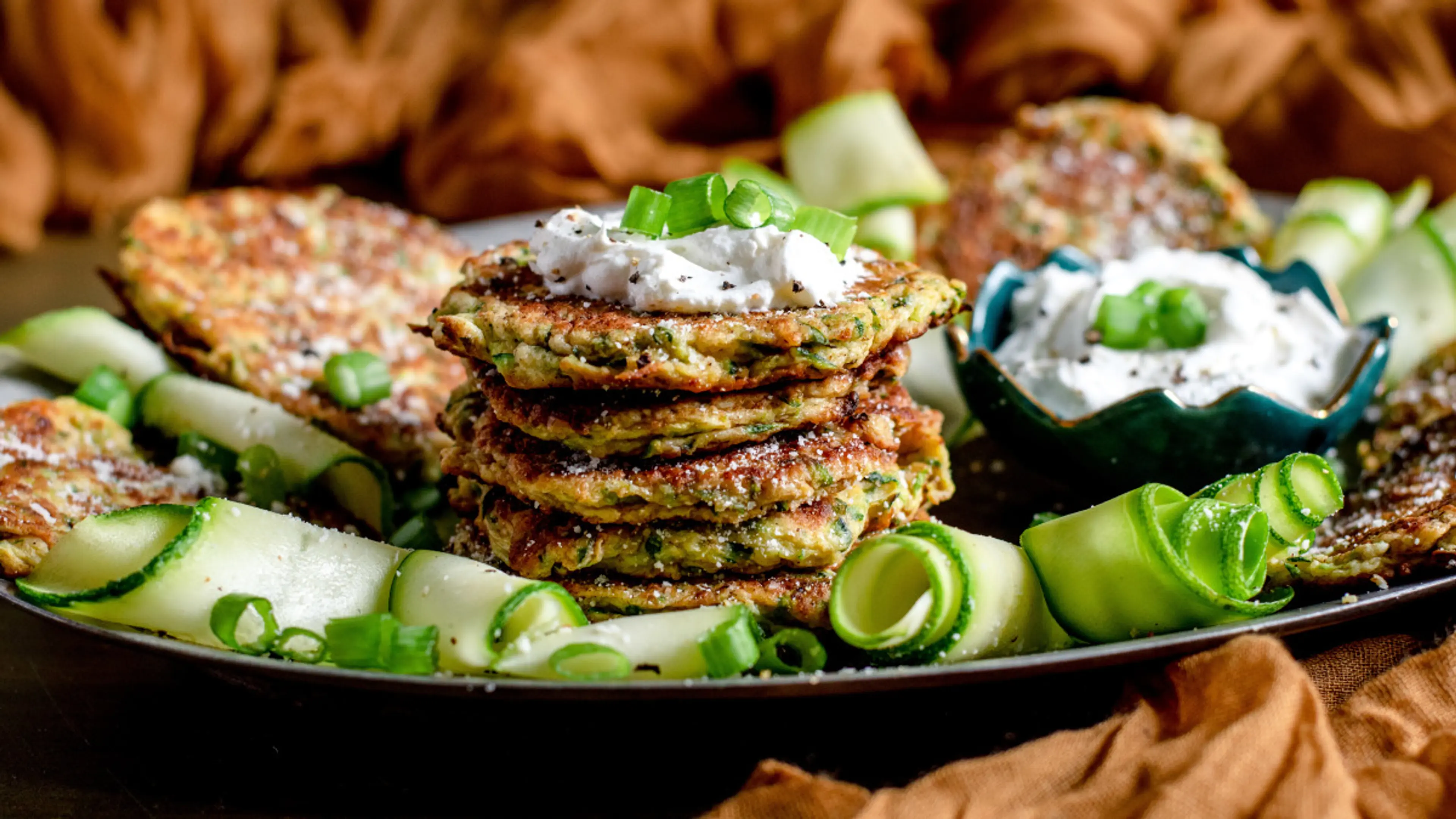 Grated Zucchini Pancakes