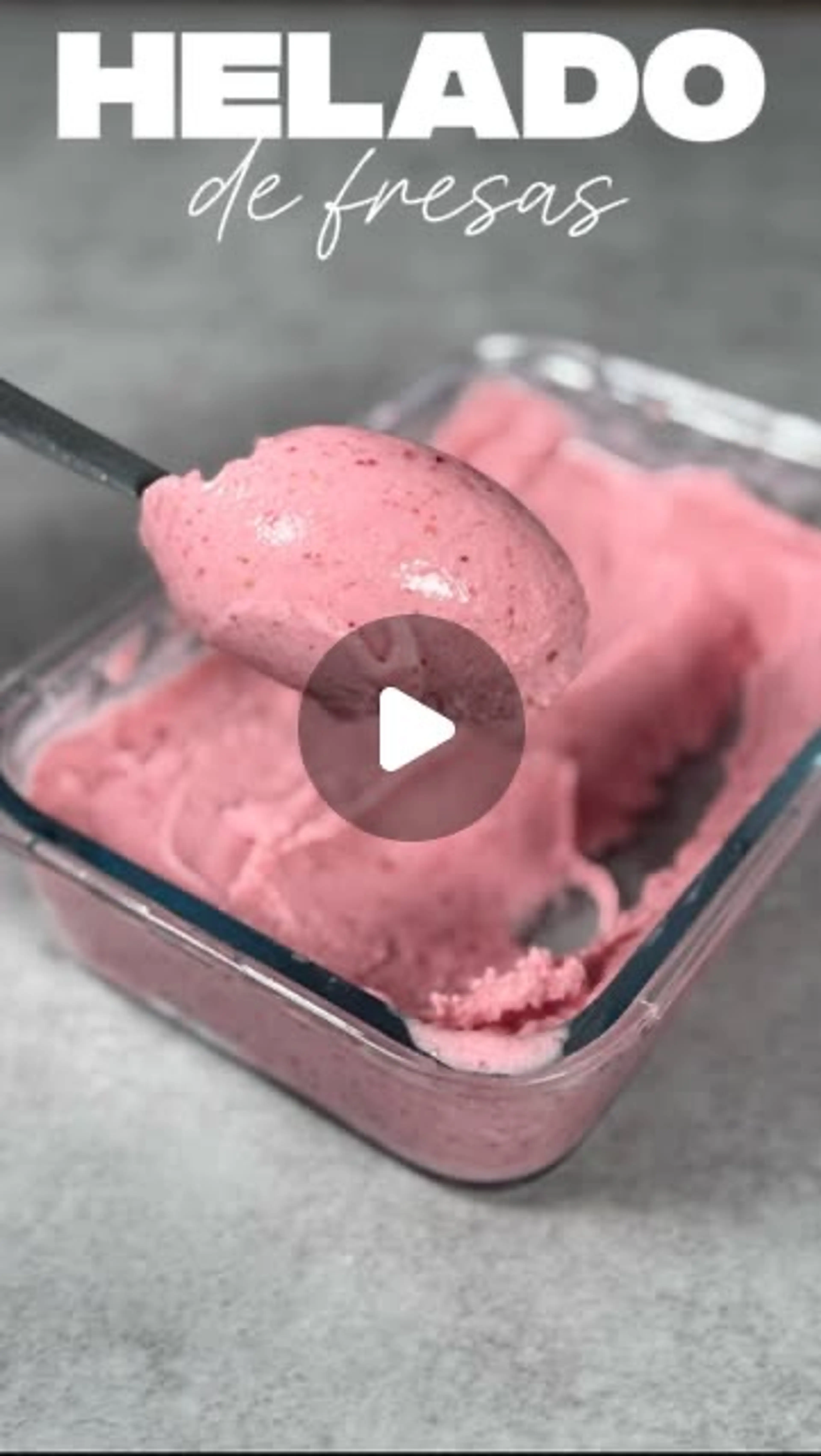 Gelado de Morango
