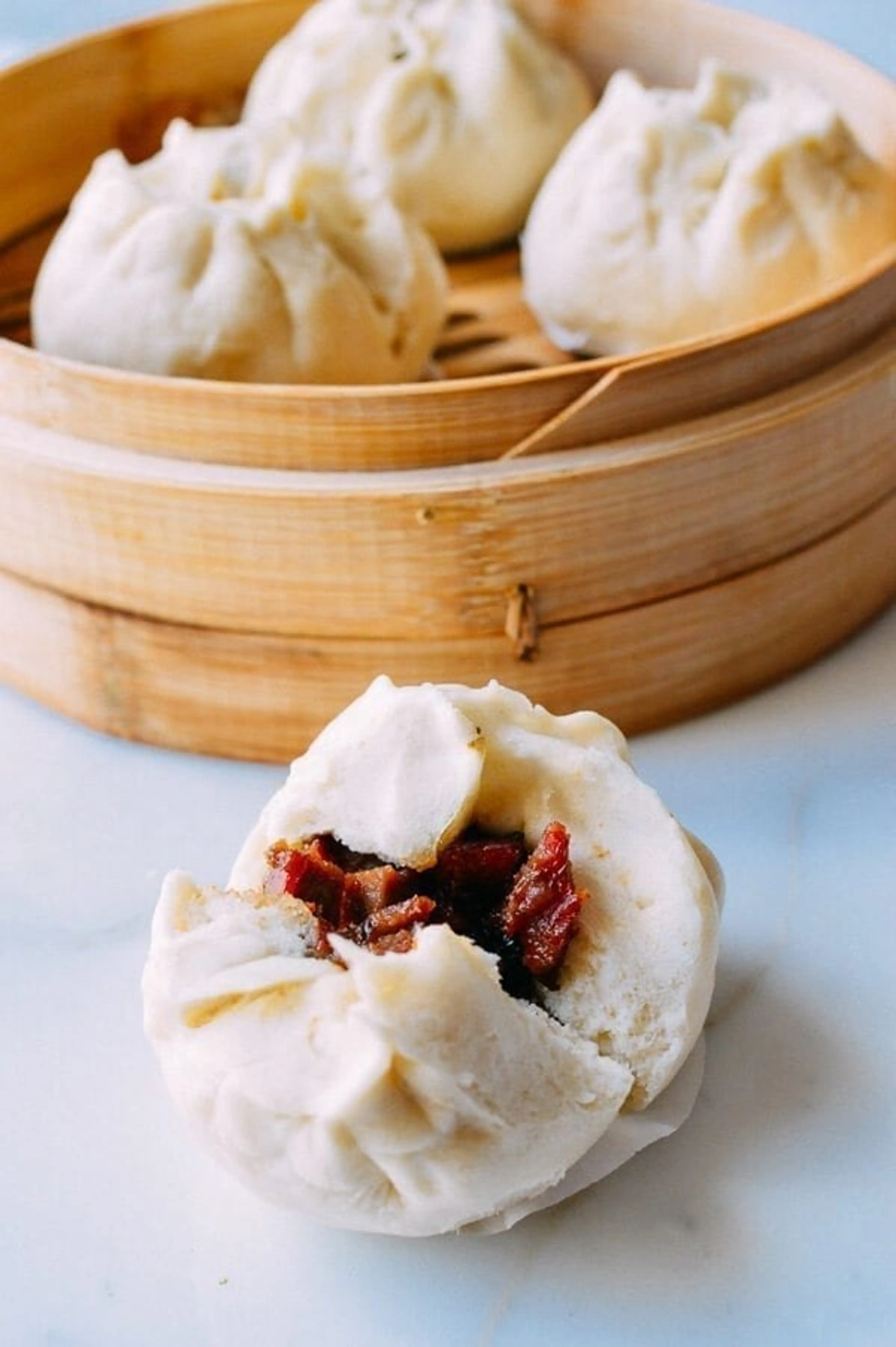 Bao Buns Steamed BBQ Pork Buns (Char Siu Bao)