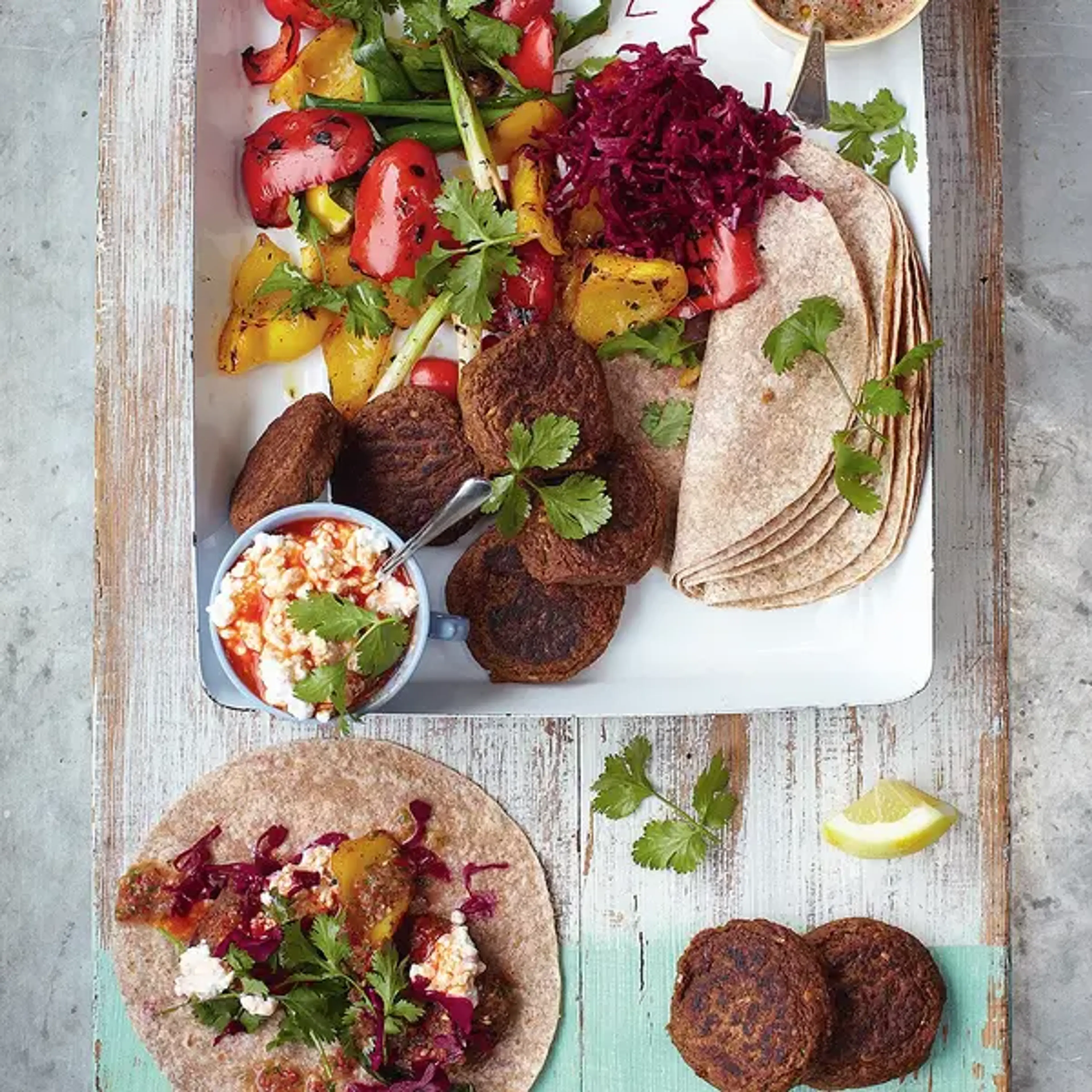 Falafel wraps