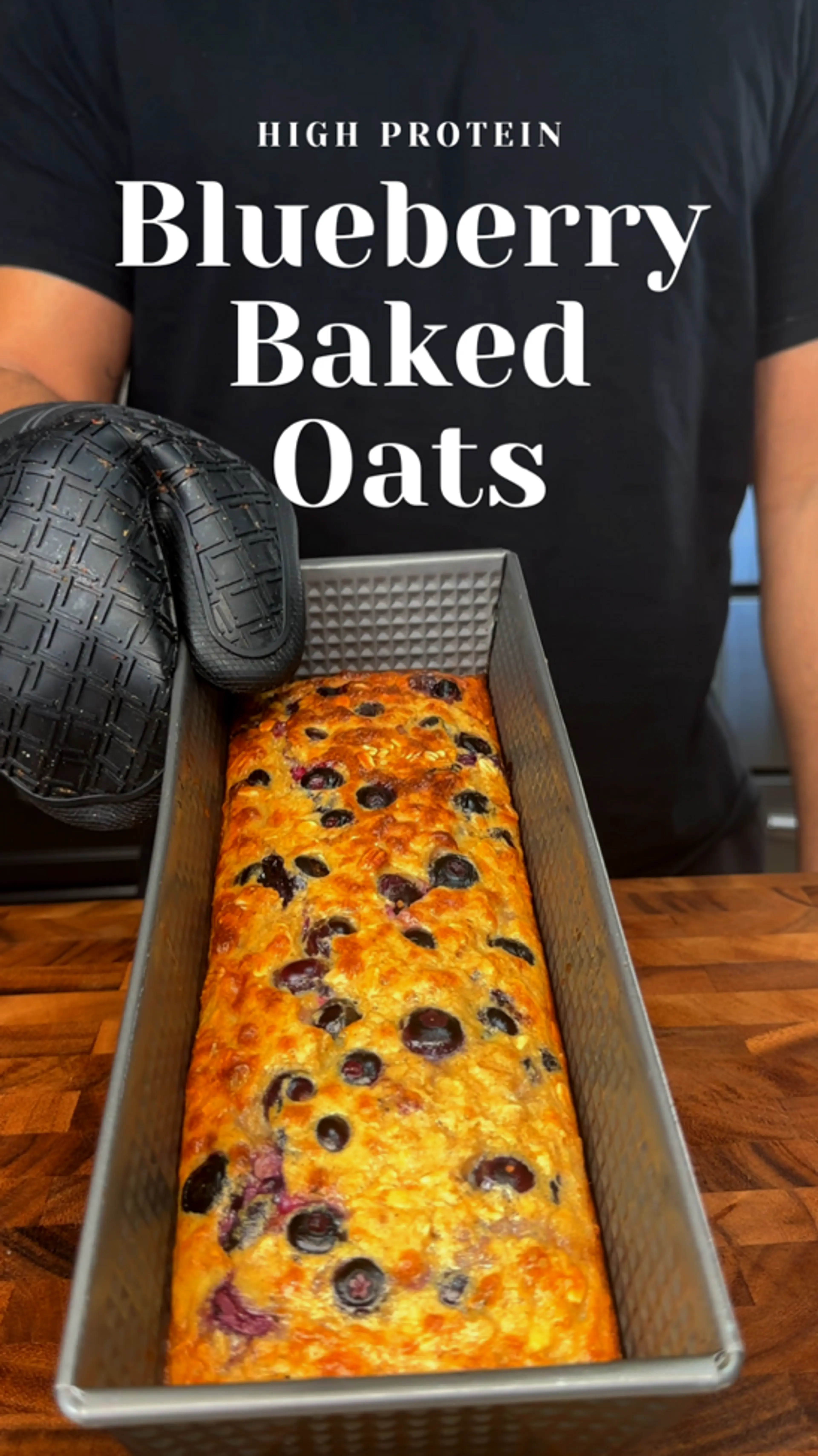 Blueberry Baked Oats (High Protein)
