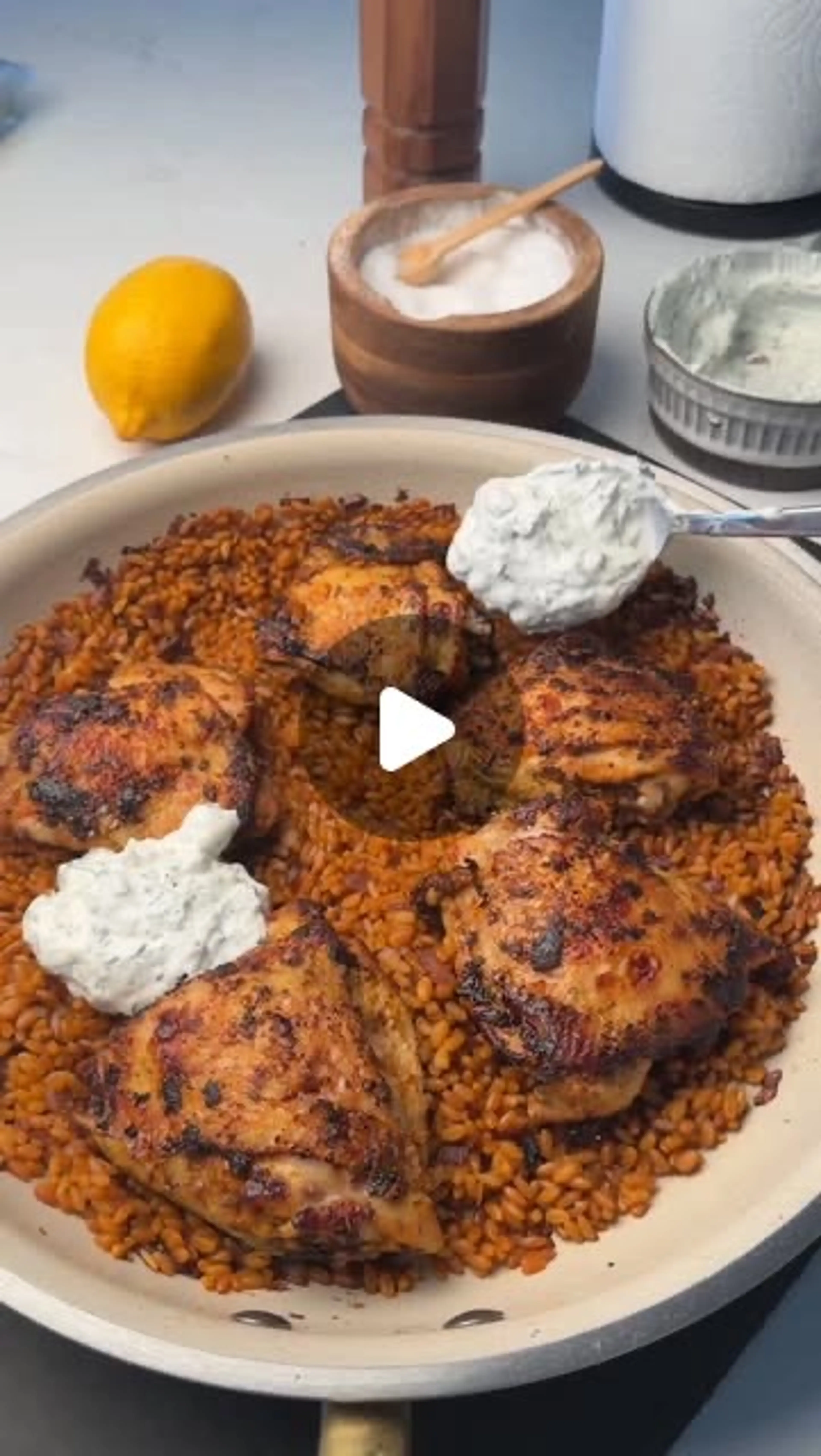 High Protein Chicken & Rice Power Skillet