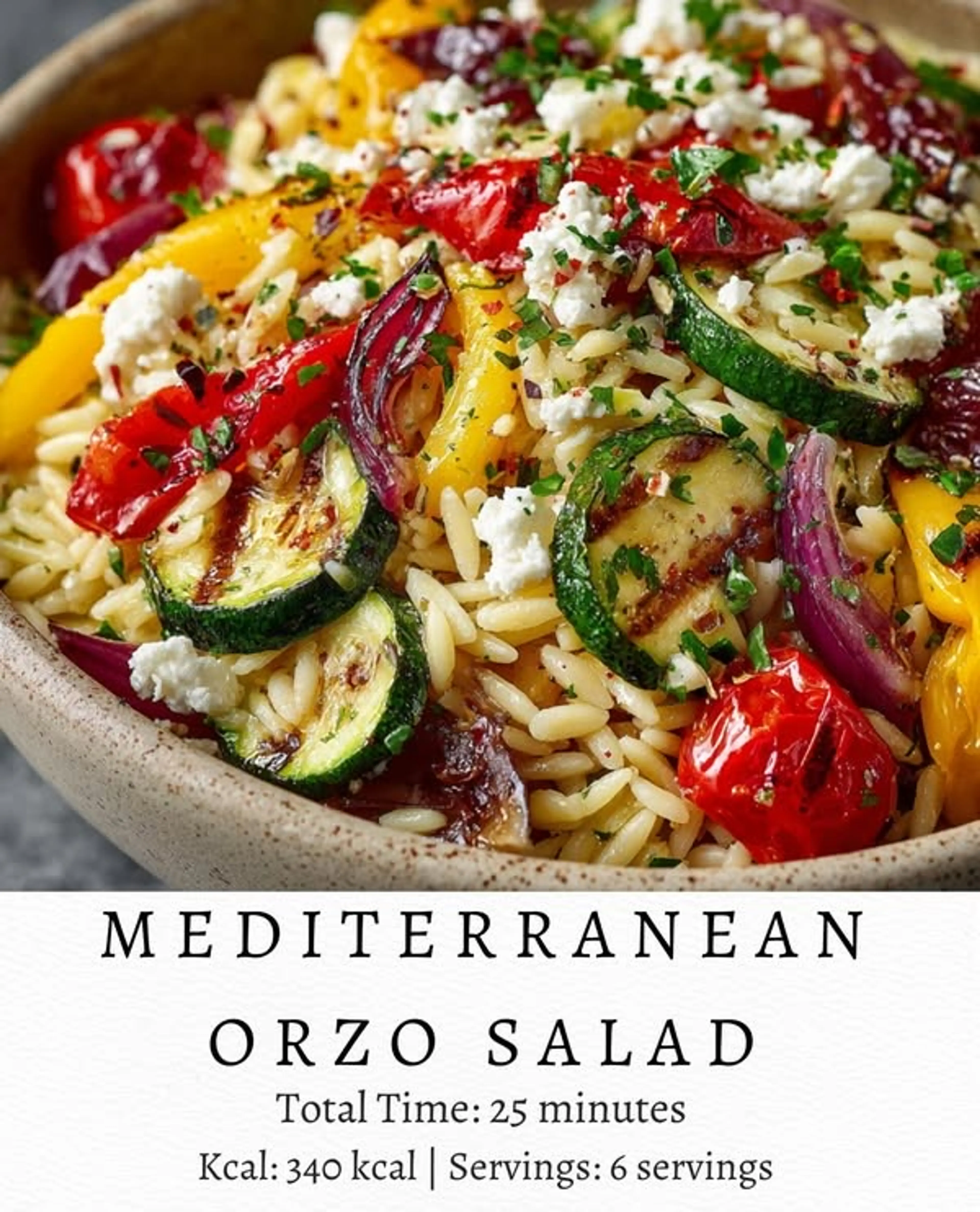 Mediterranean Orzo Salad