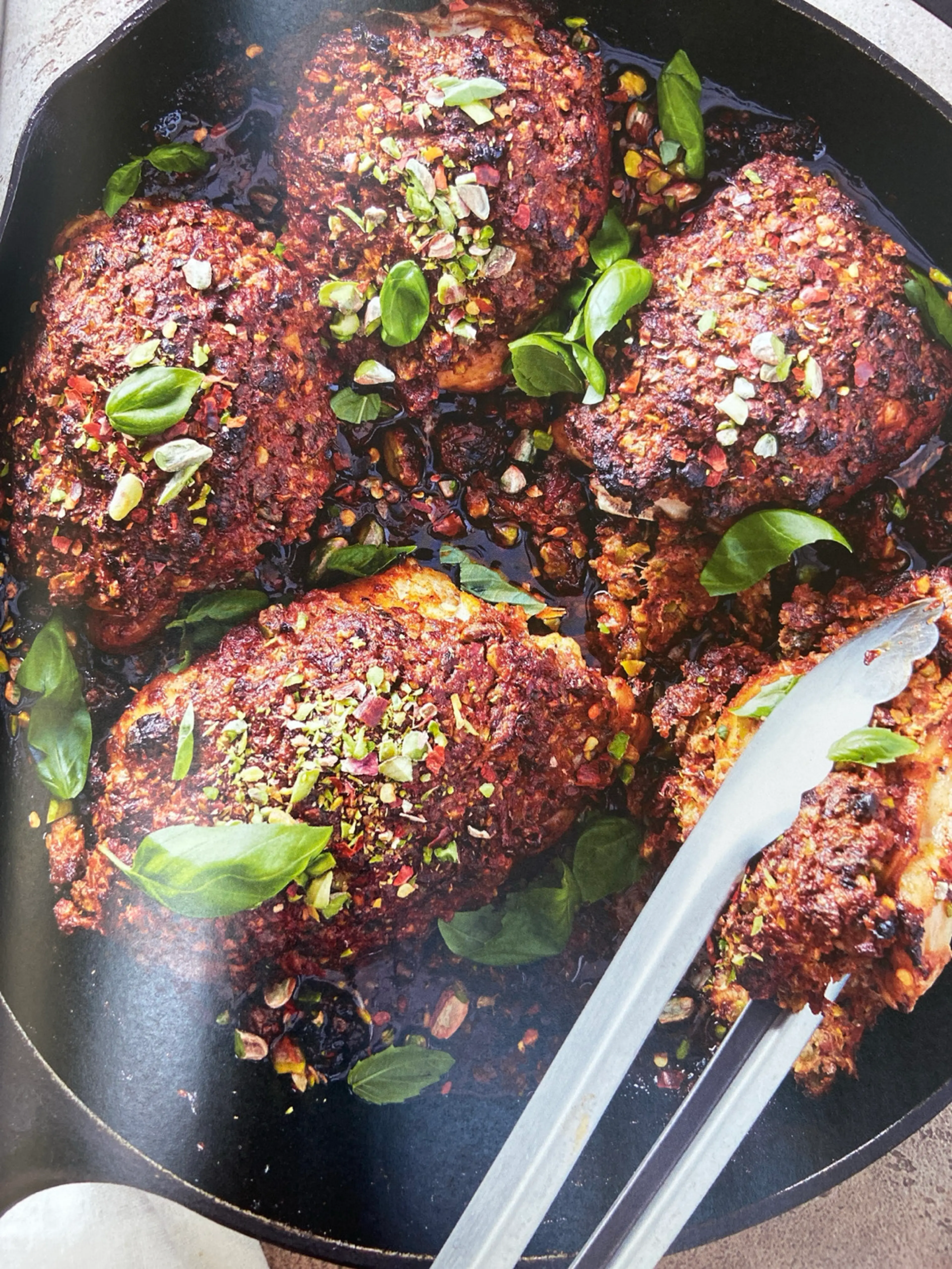 Sun-Dried Tomato Chicken WITH PISTACHIOS & ARTICHOKES