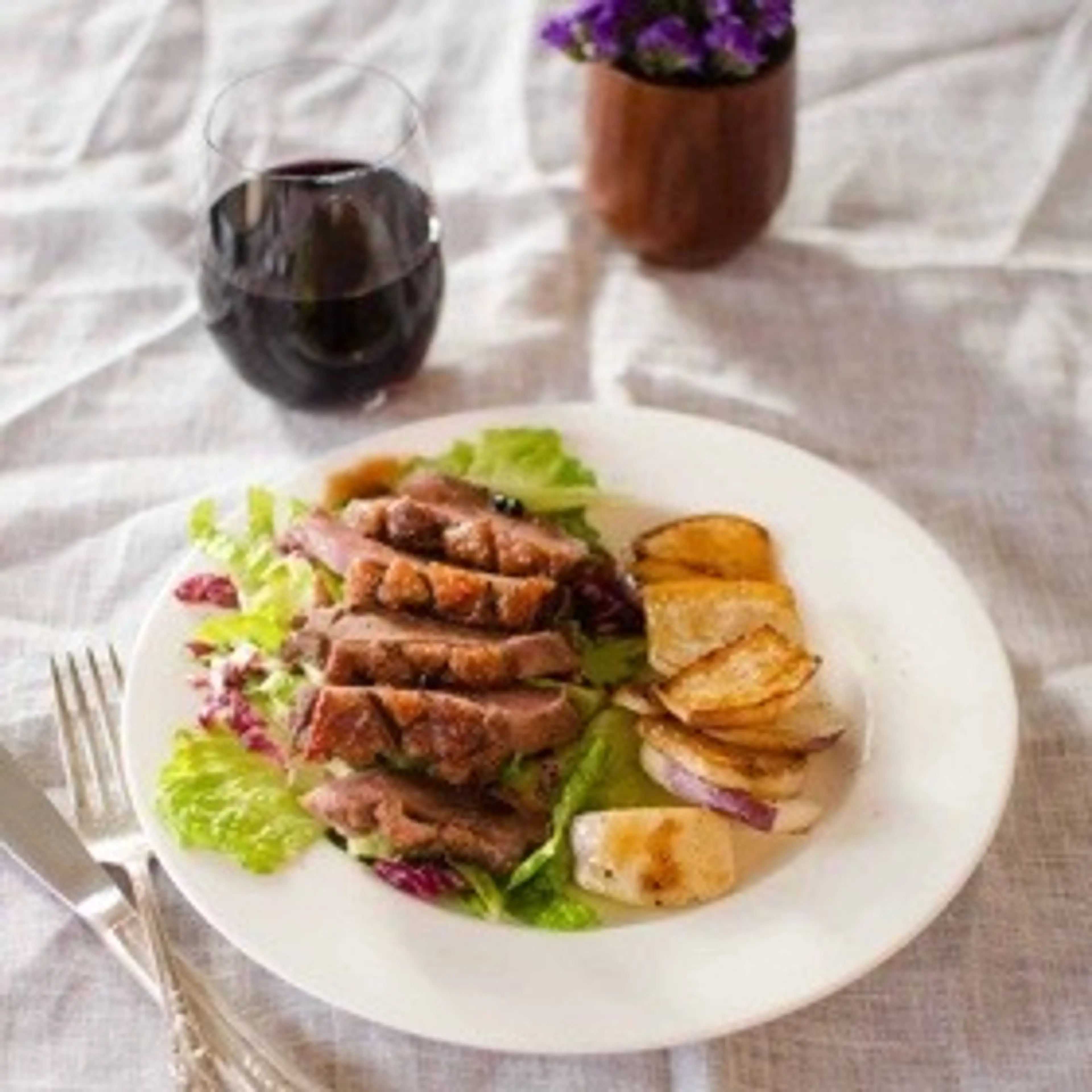 Duck Breast with Pomegranate Citrus Glaze
