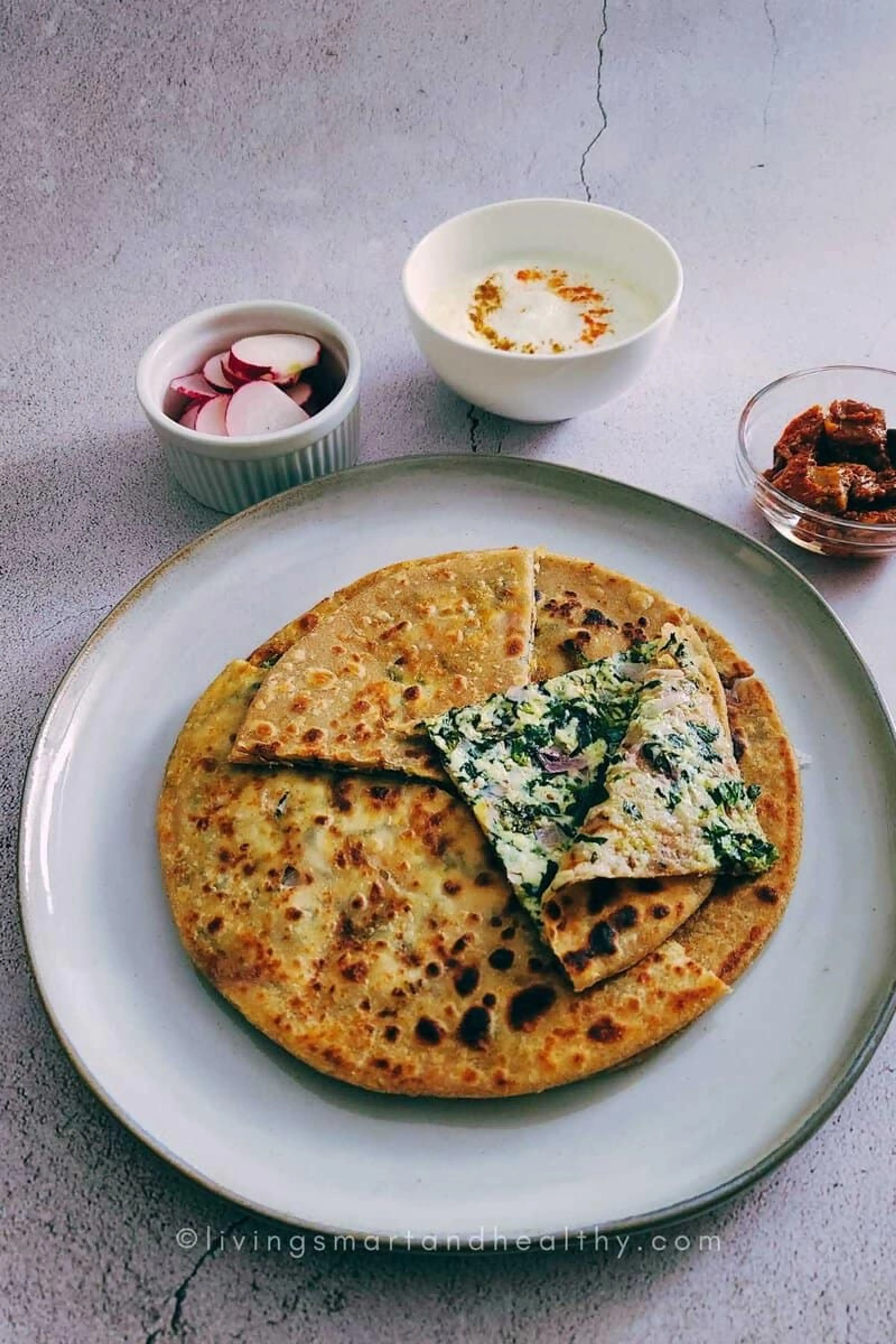 The Best Palak Paneer Paratha Recipe