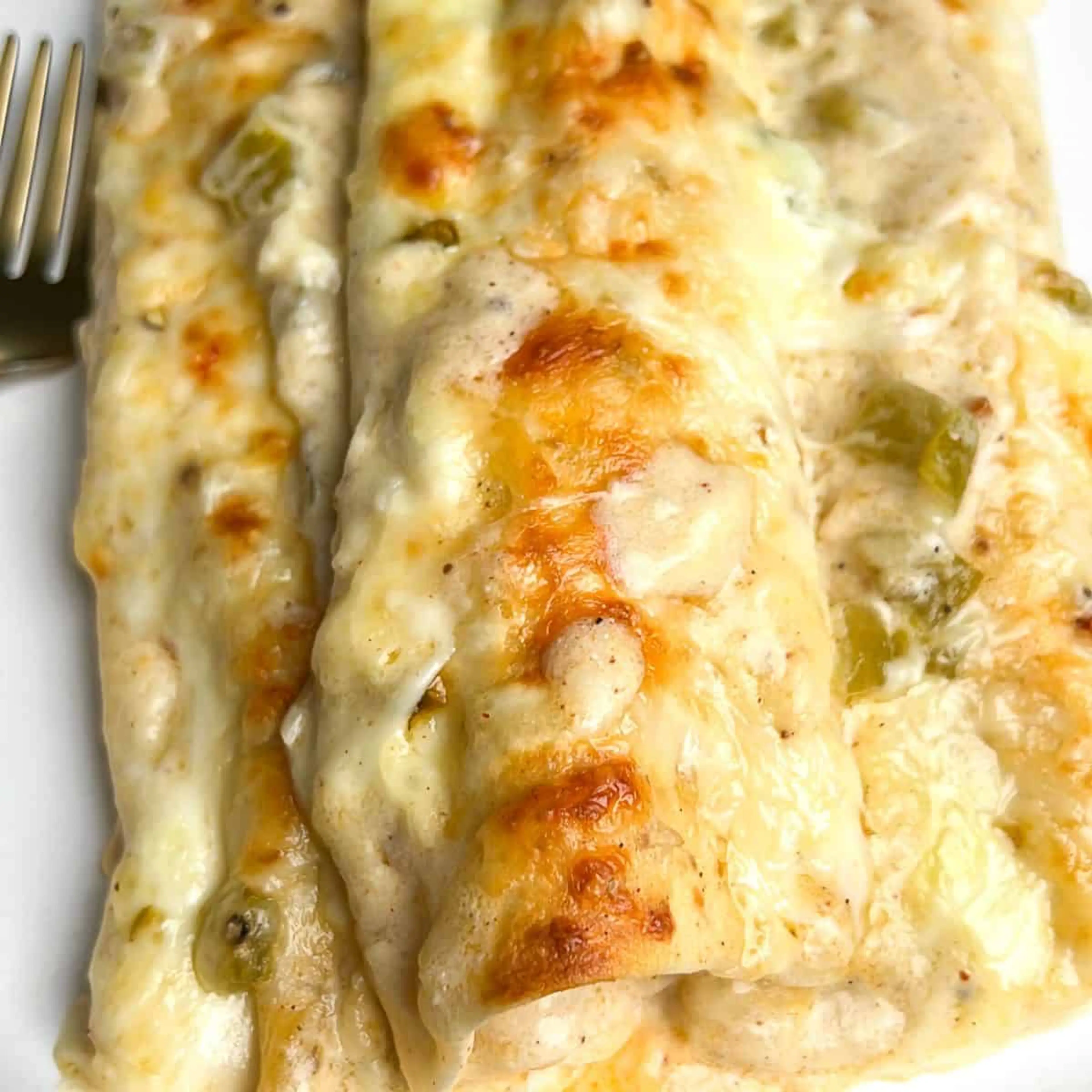 Green Chile Chicken Enchiladas
