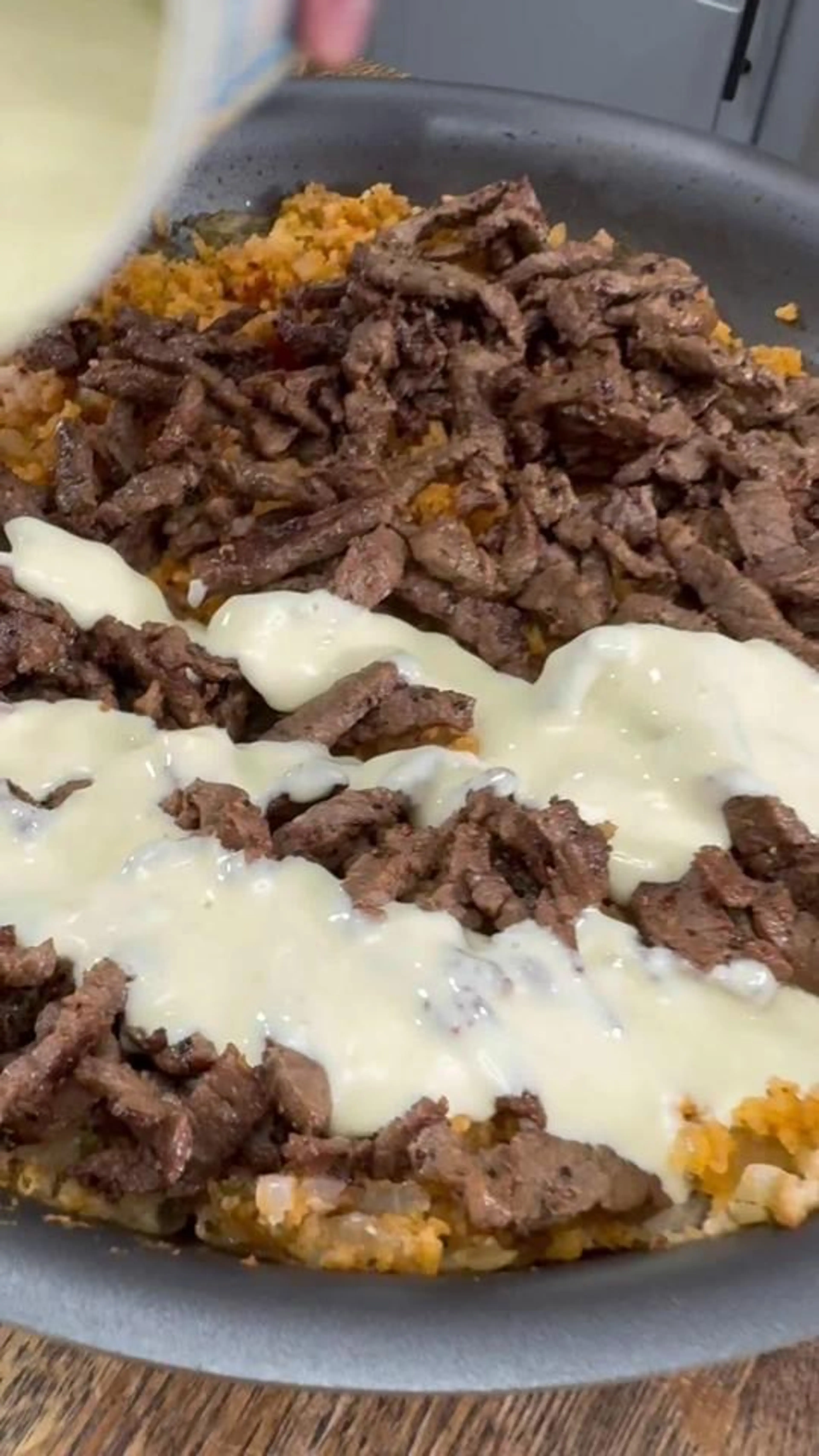 Steak, Cheese, and Rice Is an Easy and Delicious