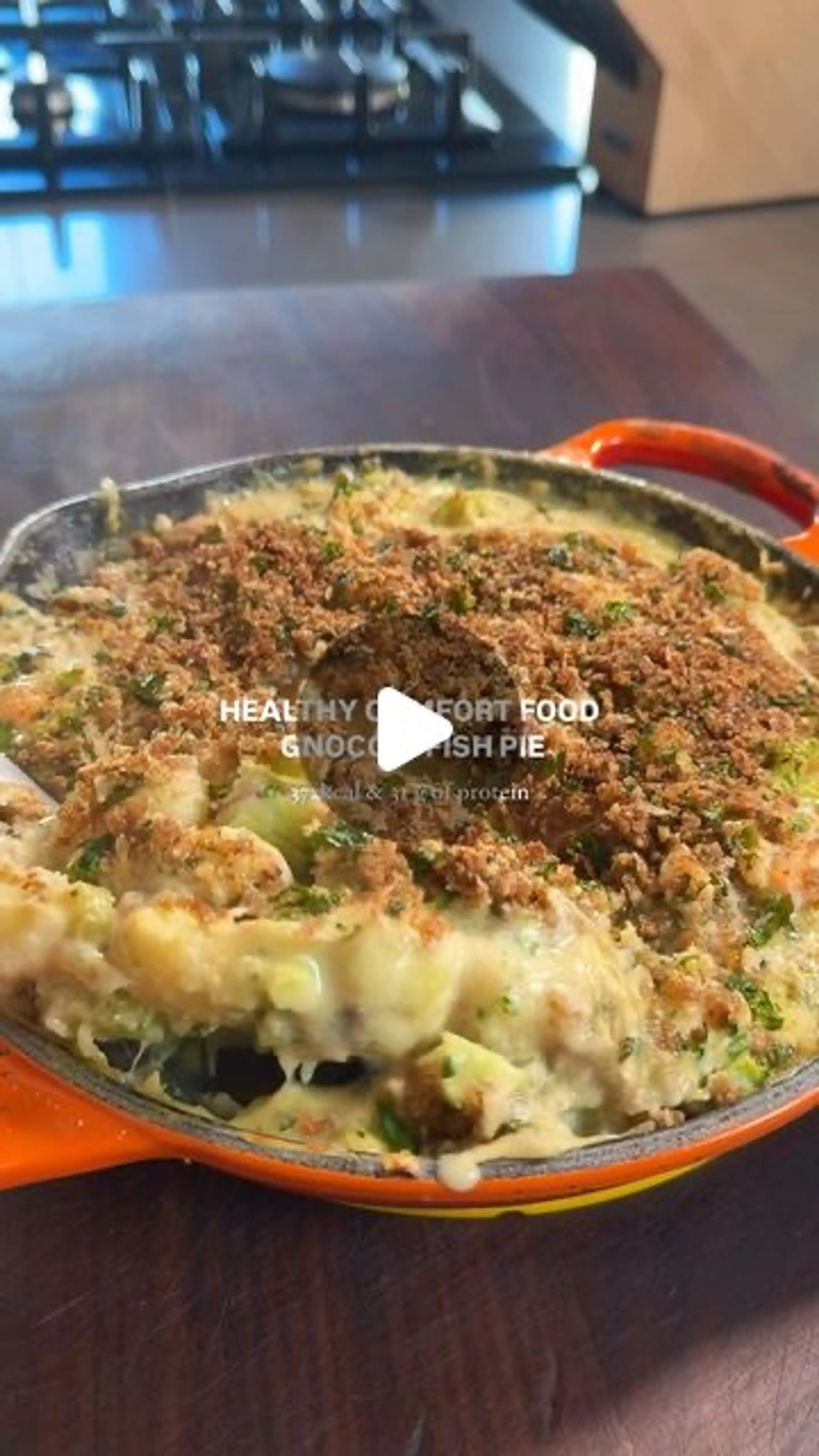 Healthy Comfort Gnocchi Fish Pie