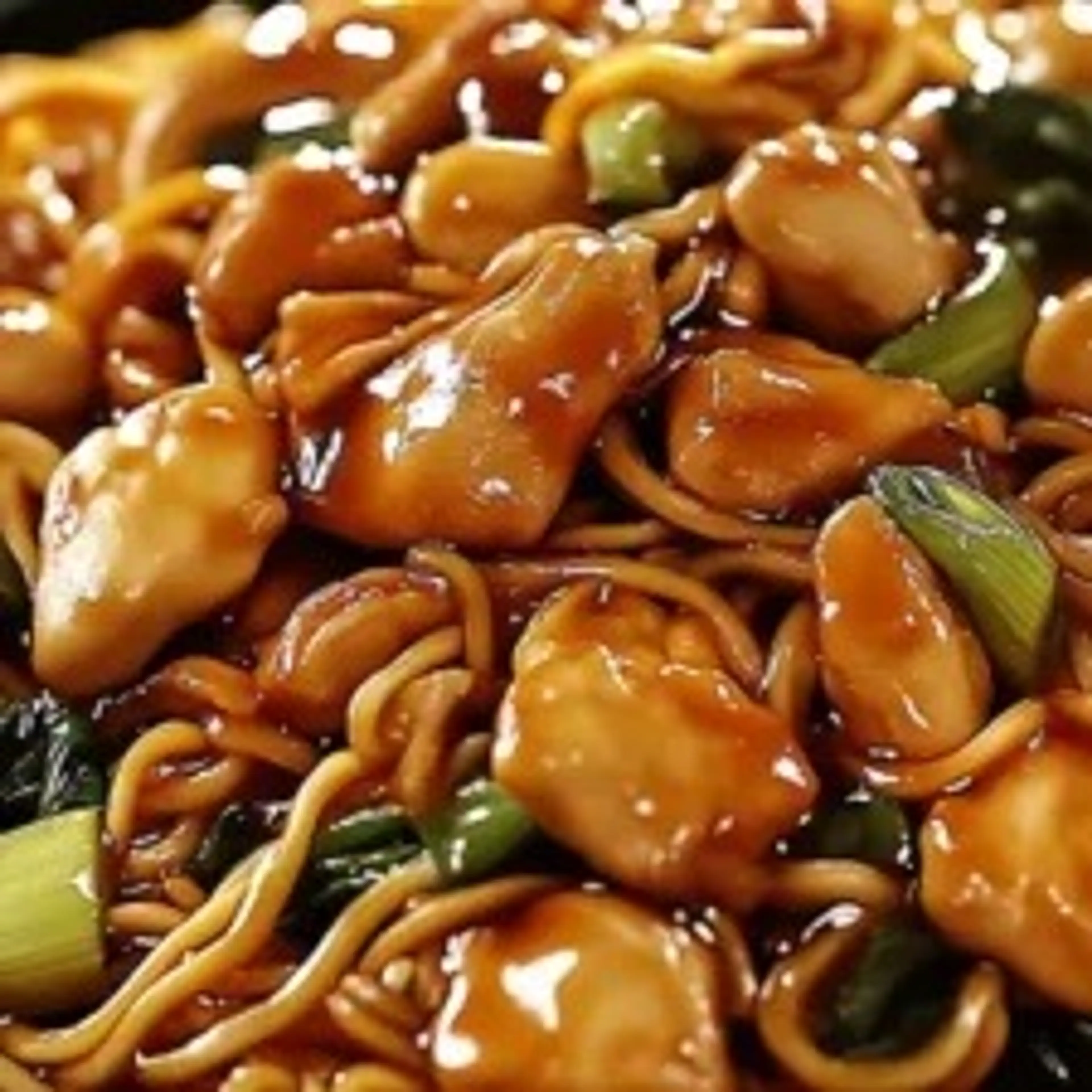 Garlic Chicken Lo Mein