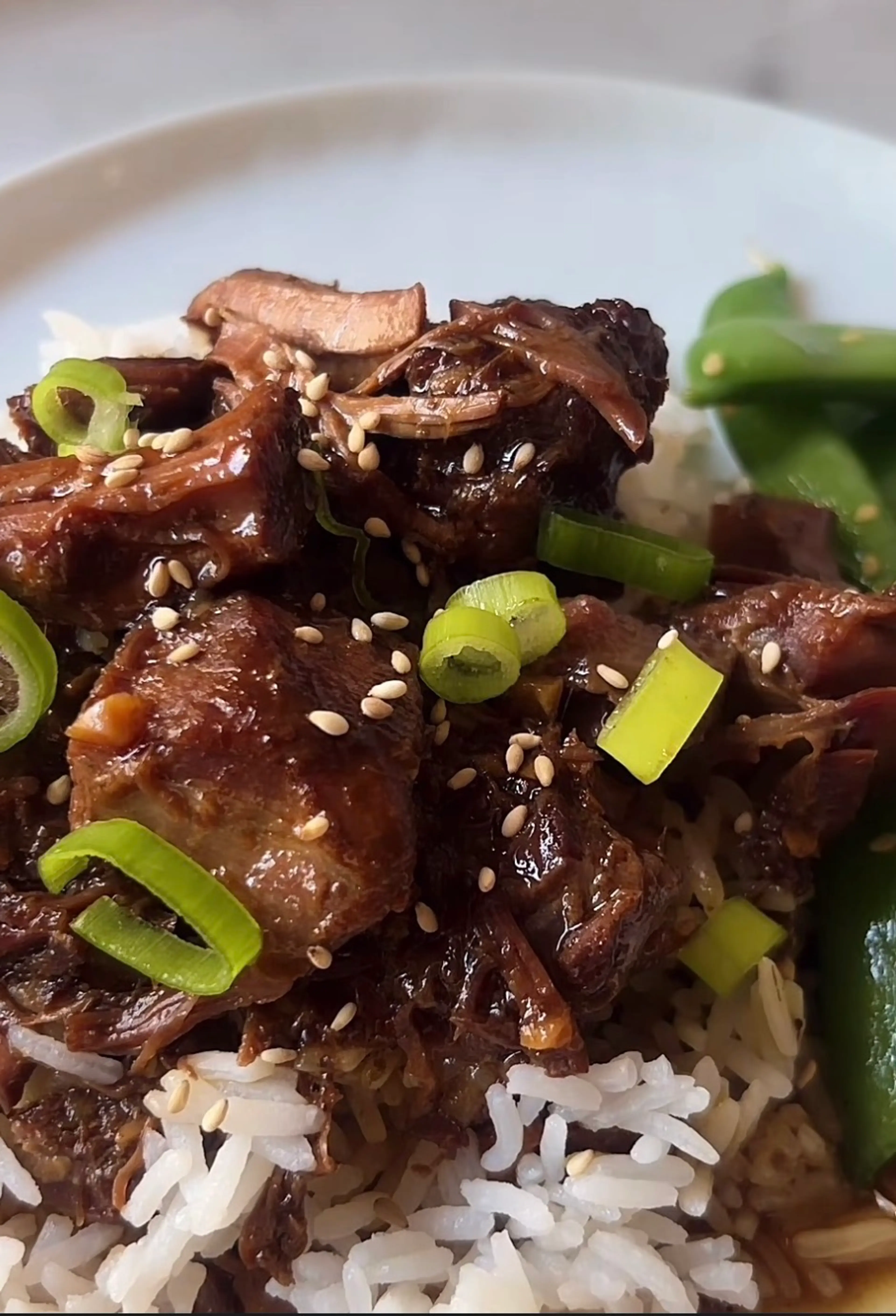 Sesame Ginger Crockpot Beef