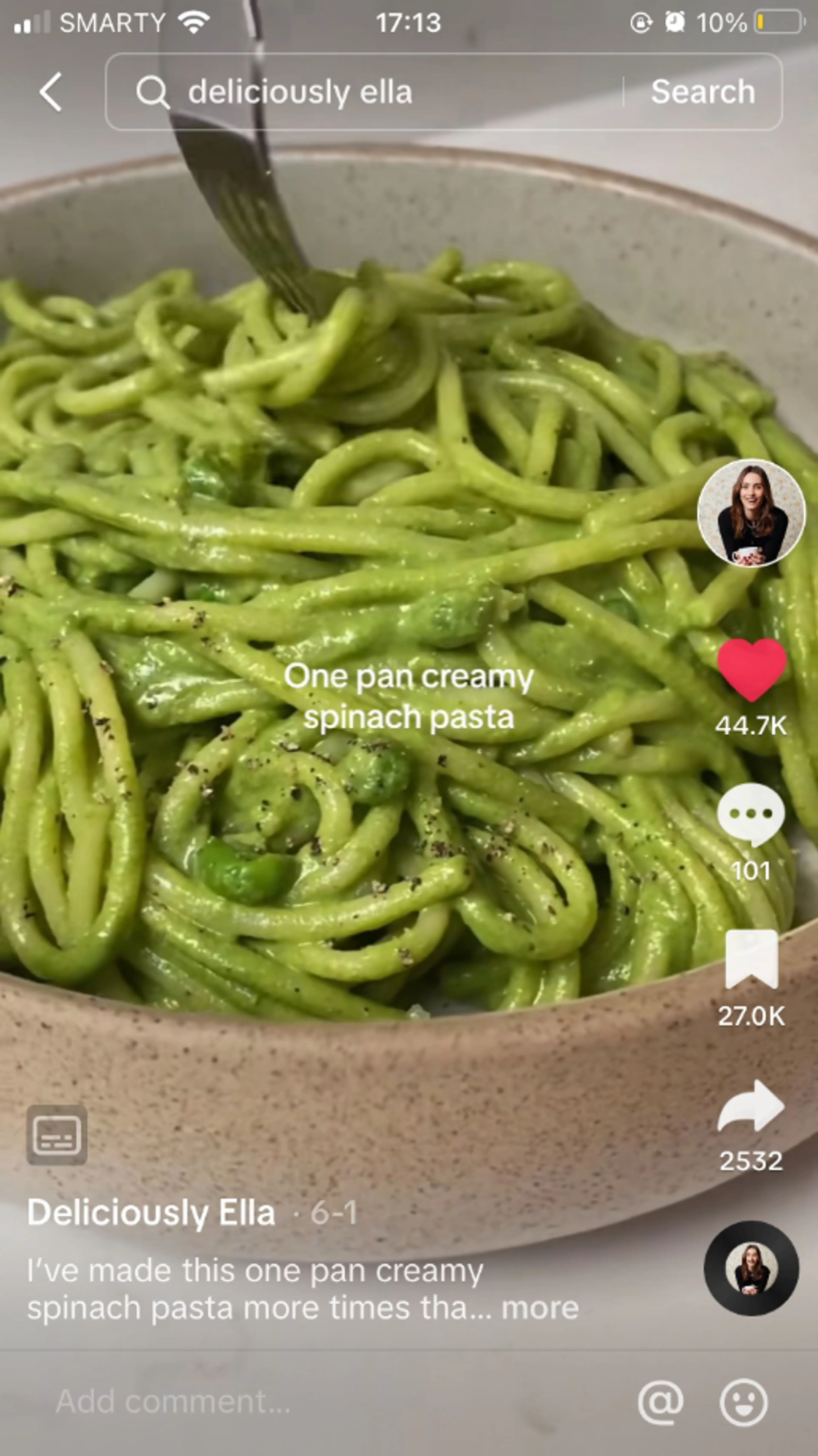 Spinach Pasta