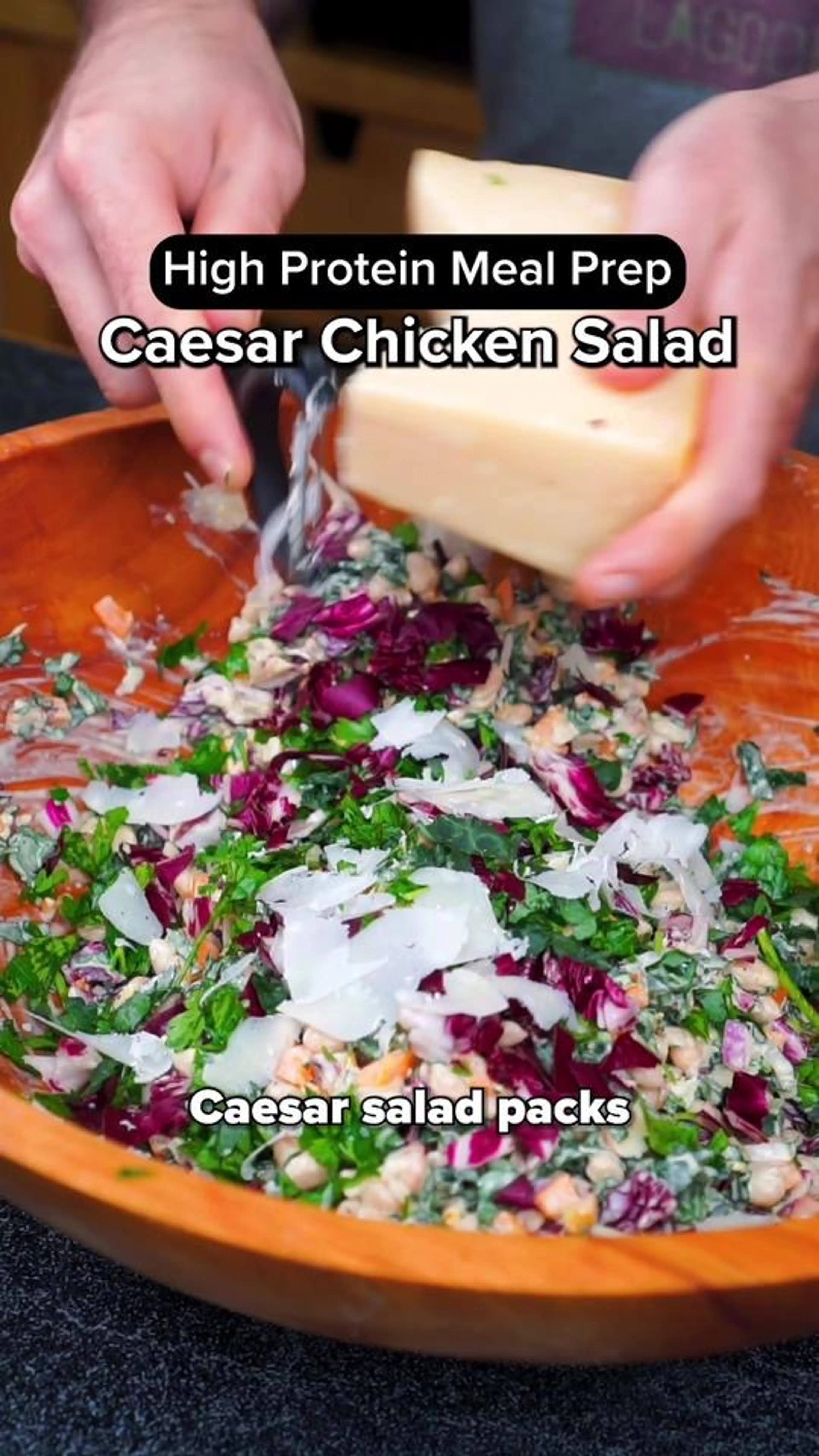 Pan-seared Caesar Chicken Salad
