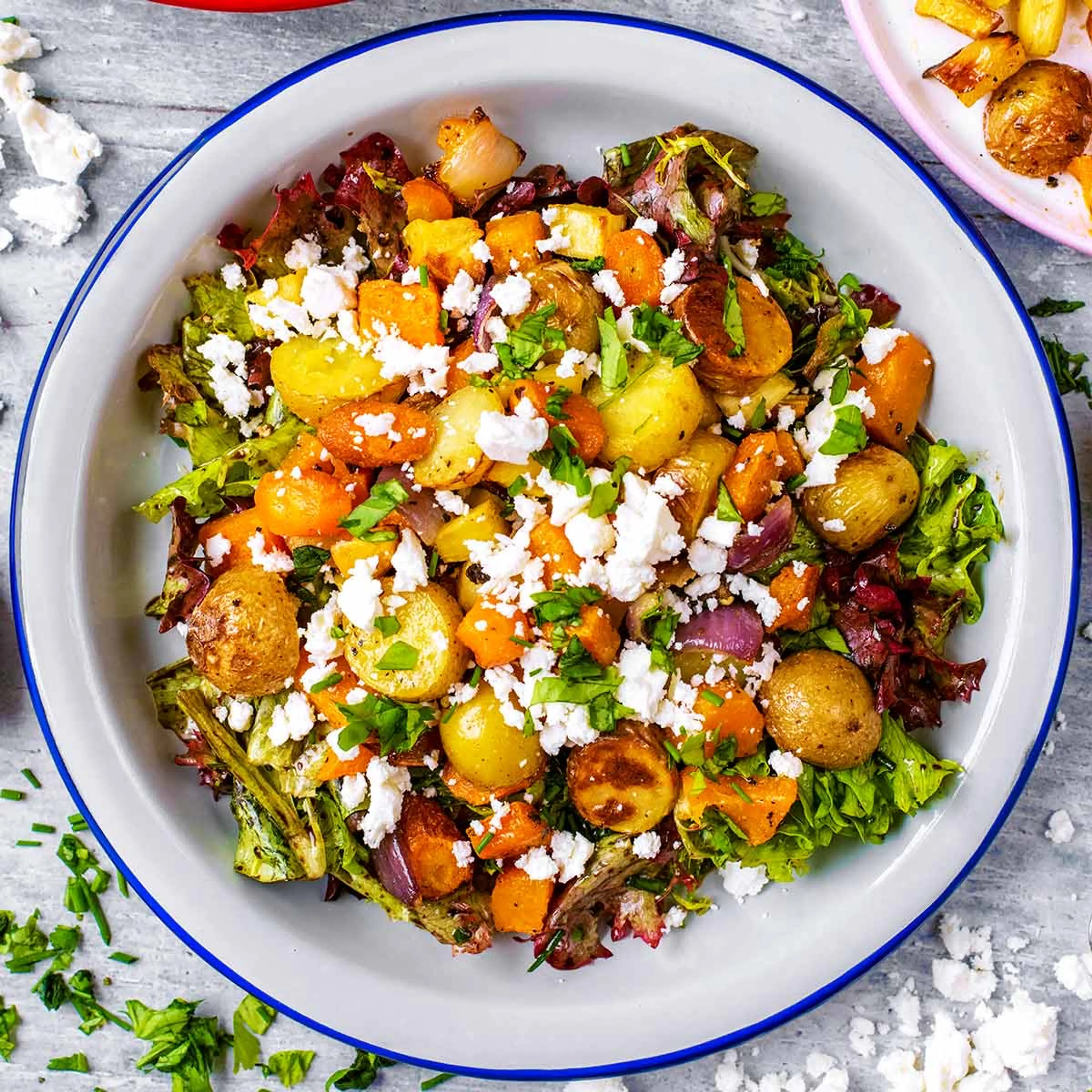 Roasted Vegetable Winter Salad
