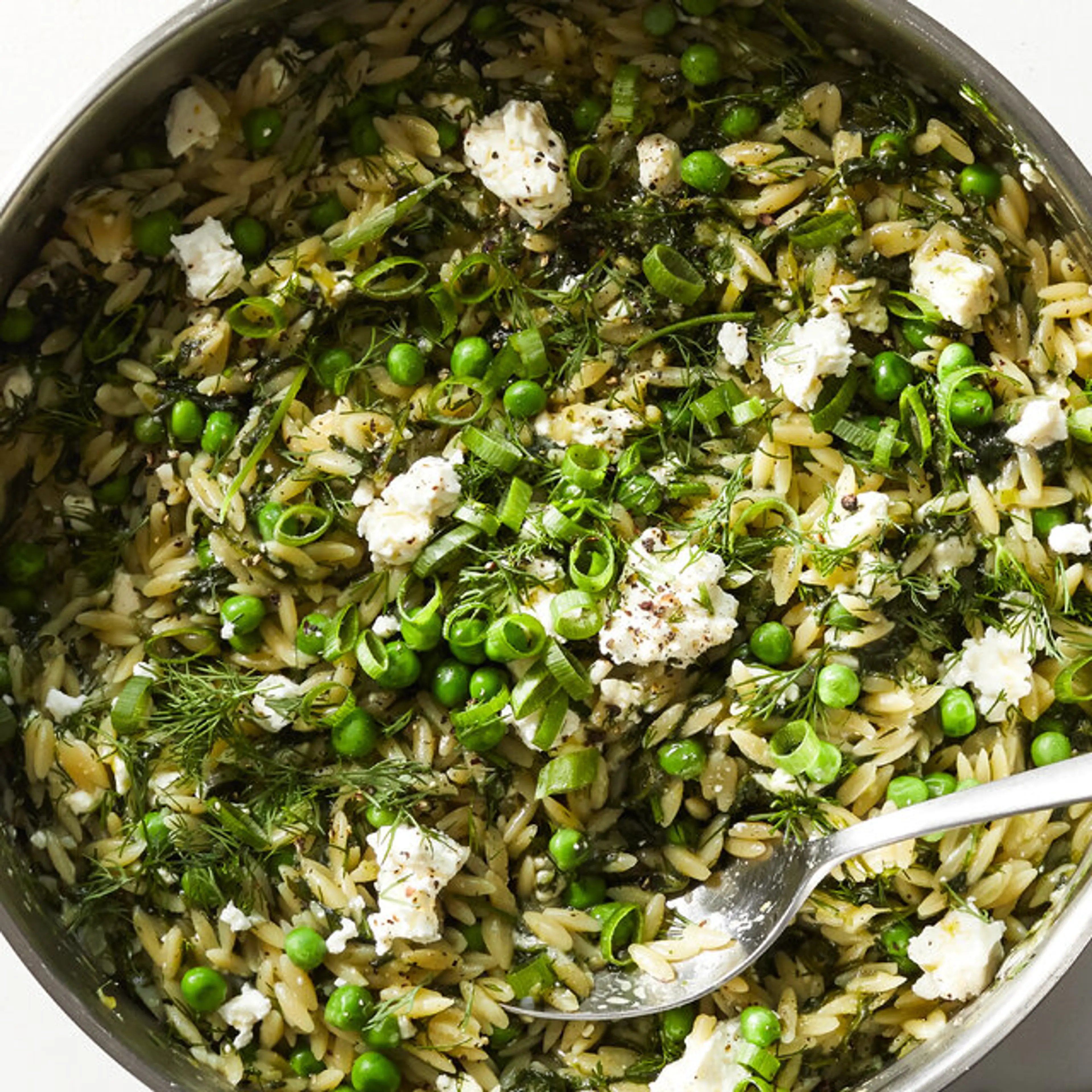 One-Pan Orzo With Spinach and Feta