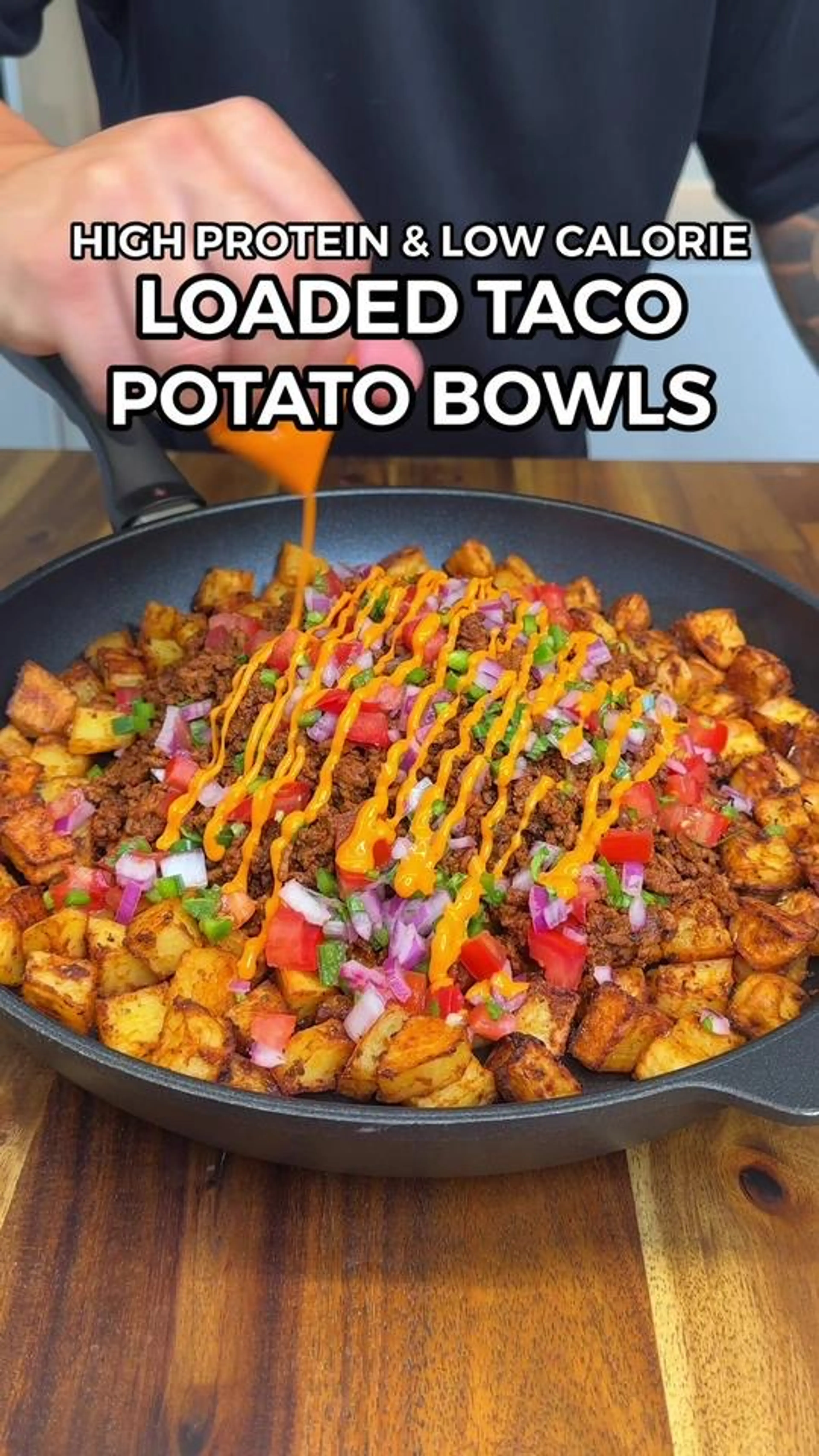 Loaded Taco Potato Bowl