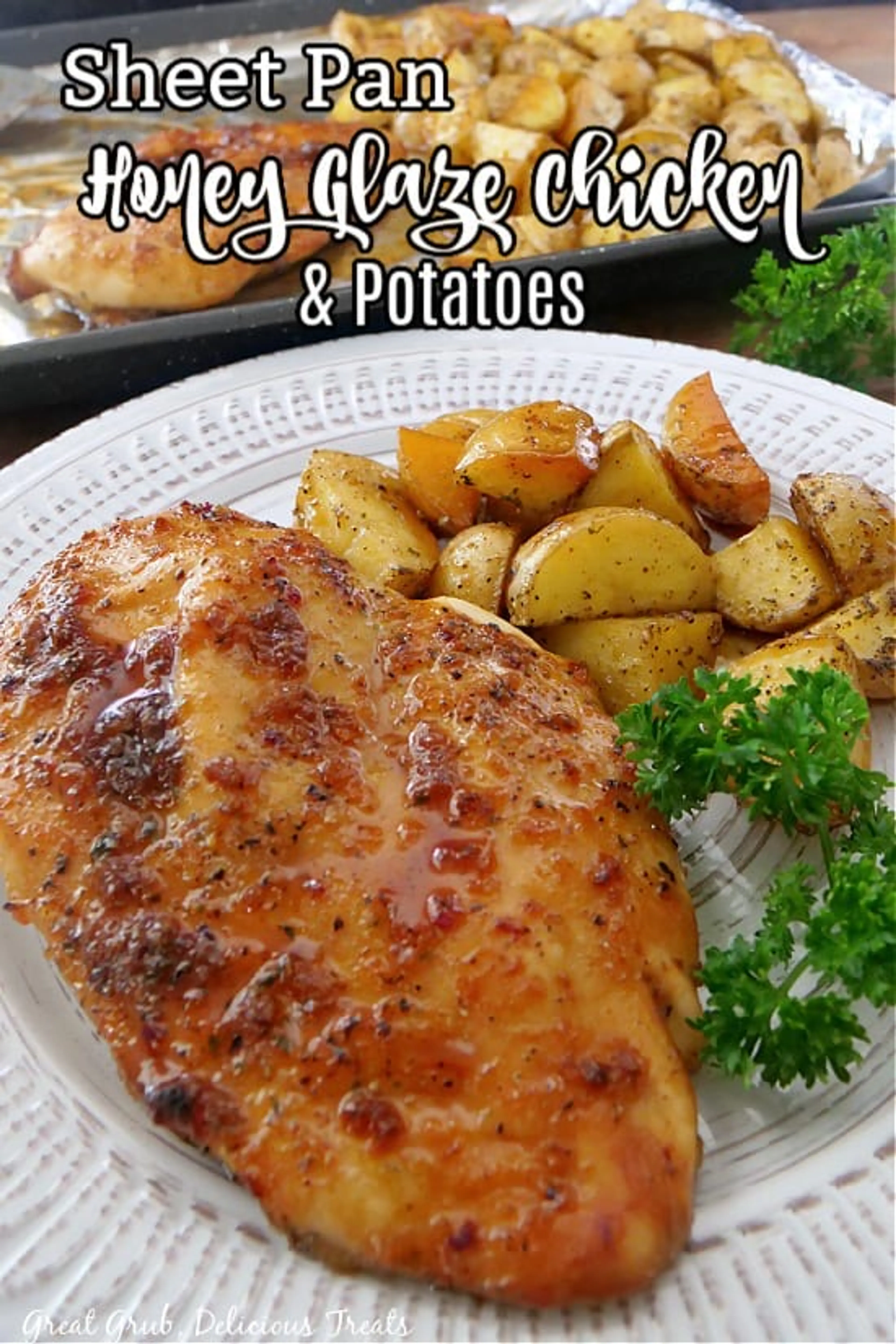 Honey Glazed Chicken with Potatoes