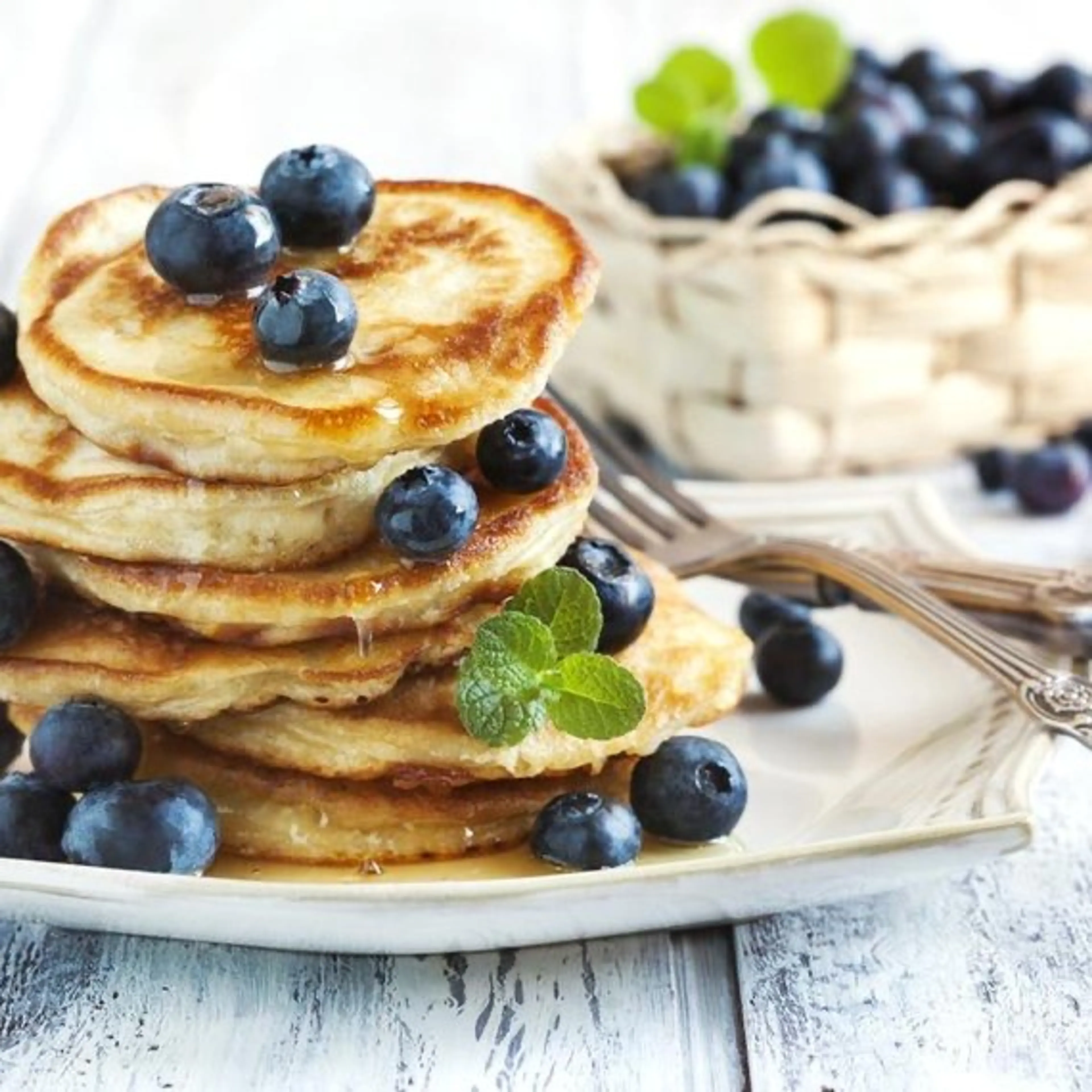 Drie-in-de-pan met kefir en chiazaad